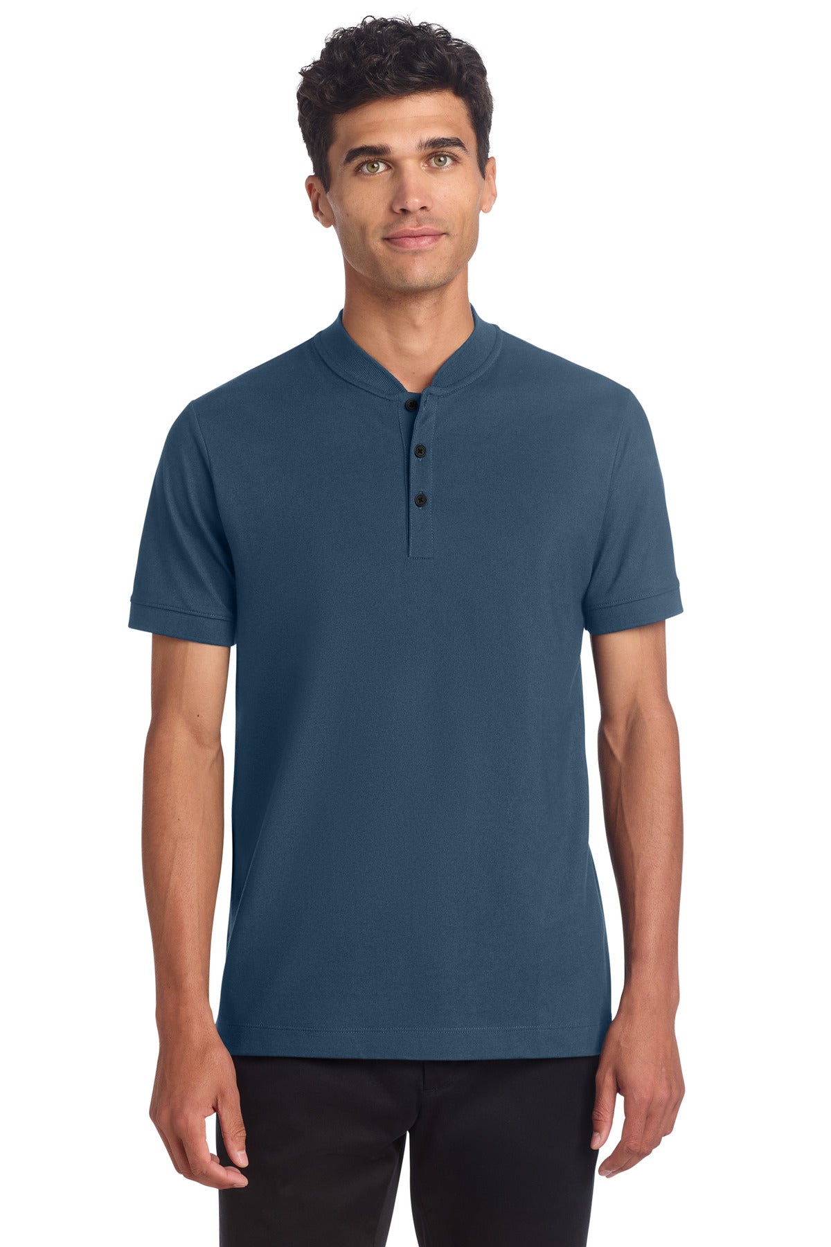 Mercer+Mettle ® Stretch Pique Henley MM1008