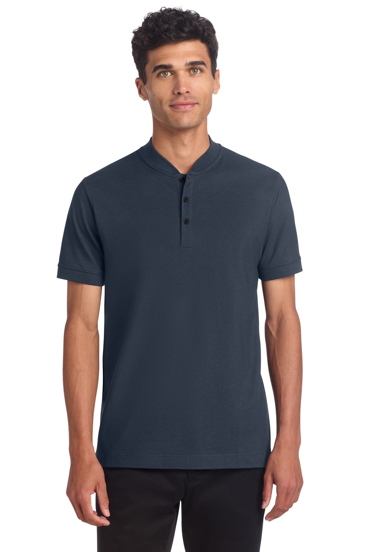 Mercer+Mettle ® Stretch Pique Henley MM1008