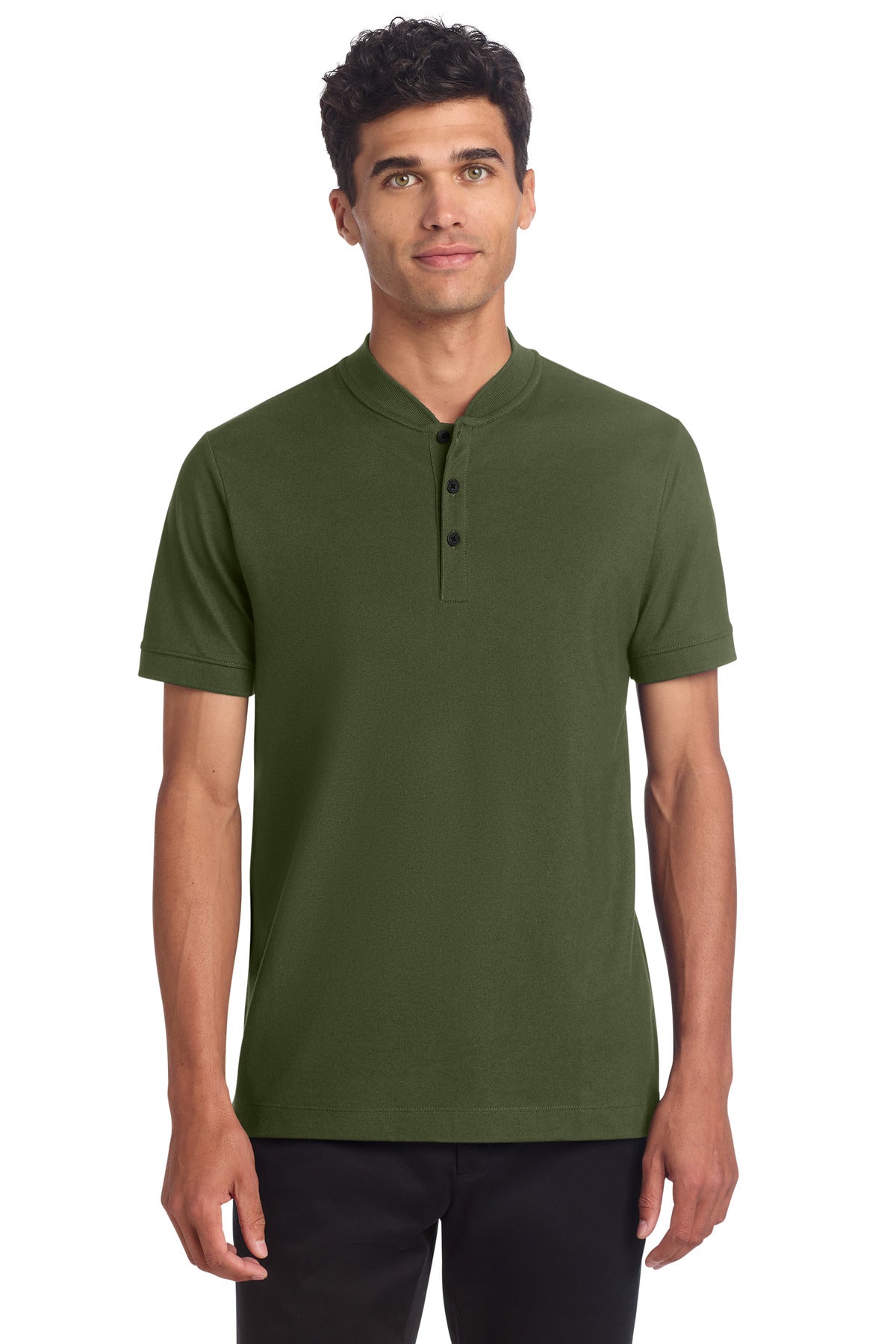 Mercer+Mettle ® Stretch Pique Henley MM1008