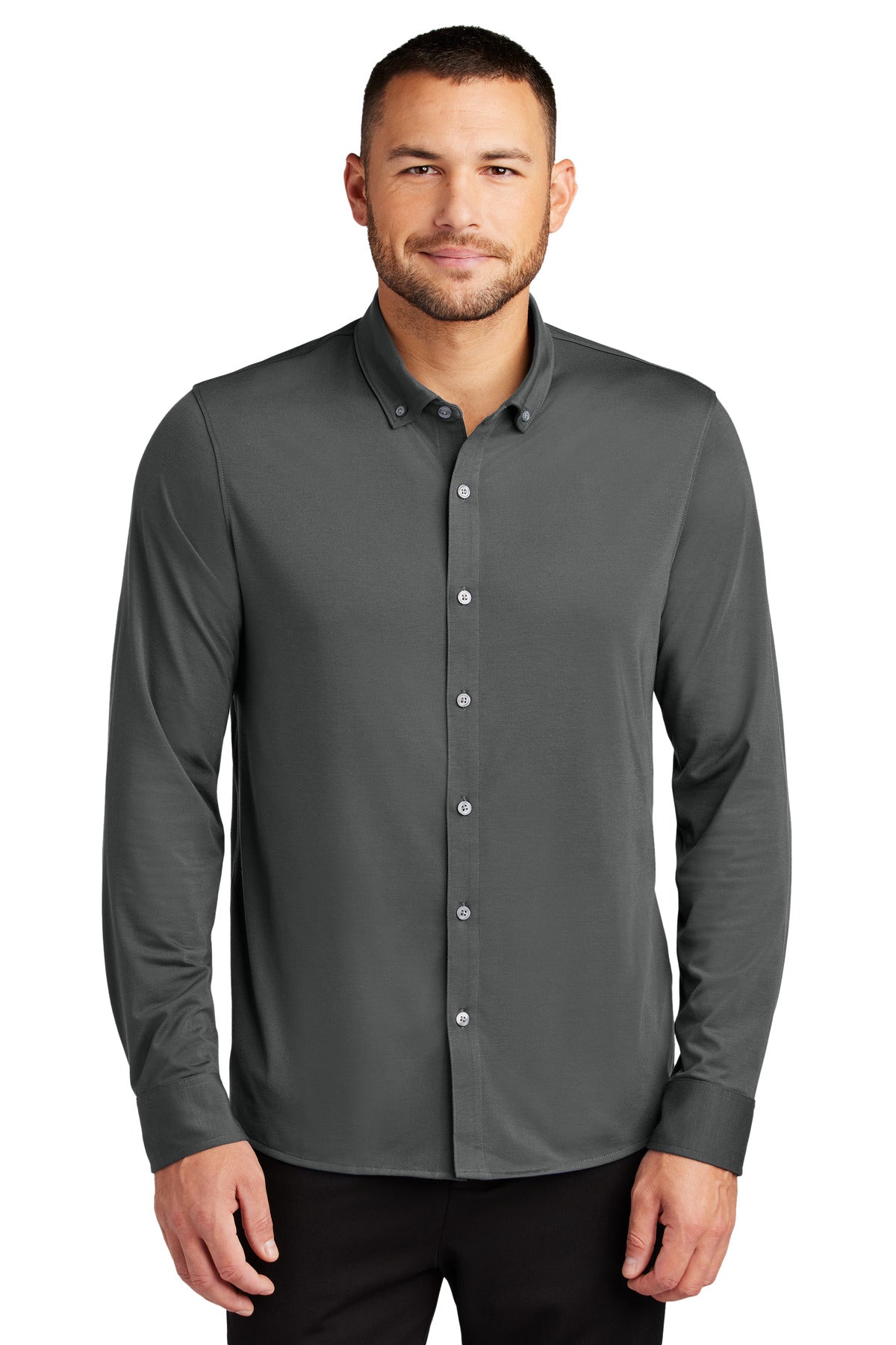 Mercer+Mettle ® Stretch Jersey Long Sleeve Shirt MM1018