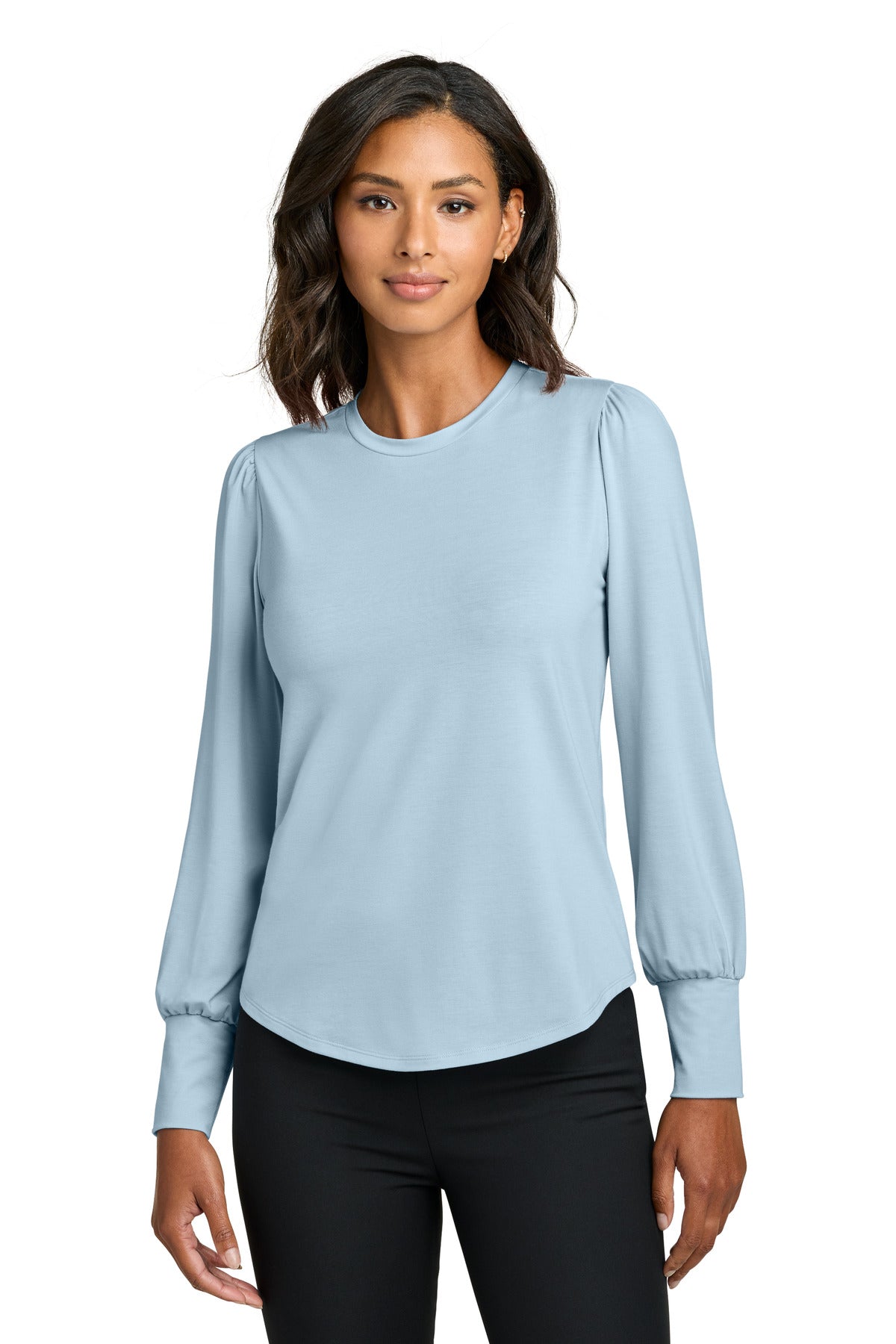 Mercer+Mettle ® Women's Stretch Jersey Long Sleeve Blouson Top MM1019