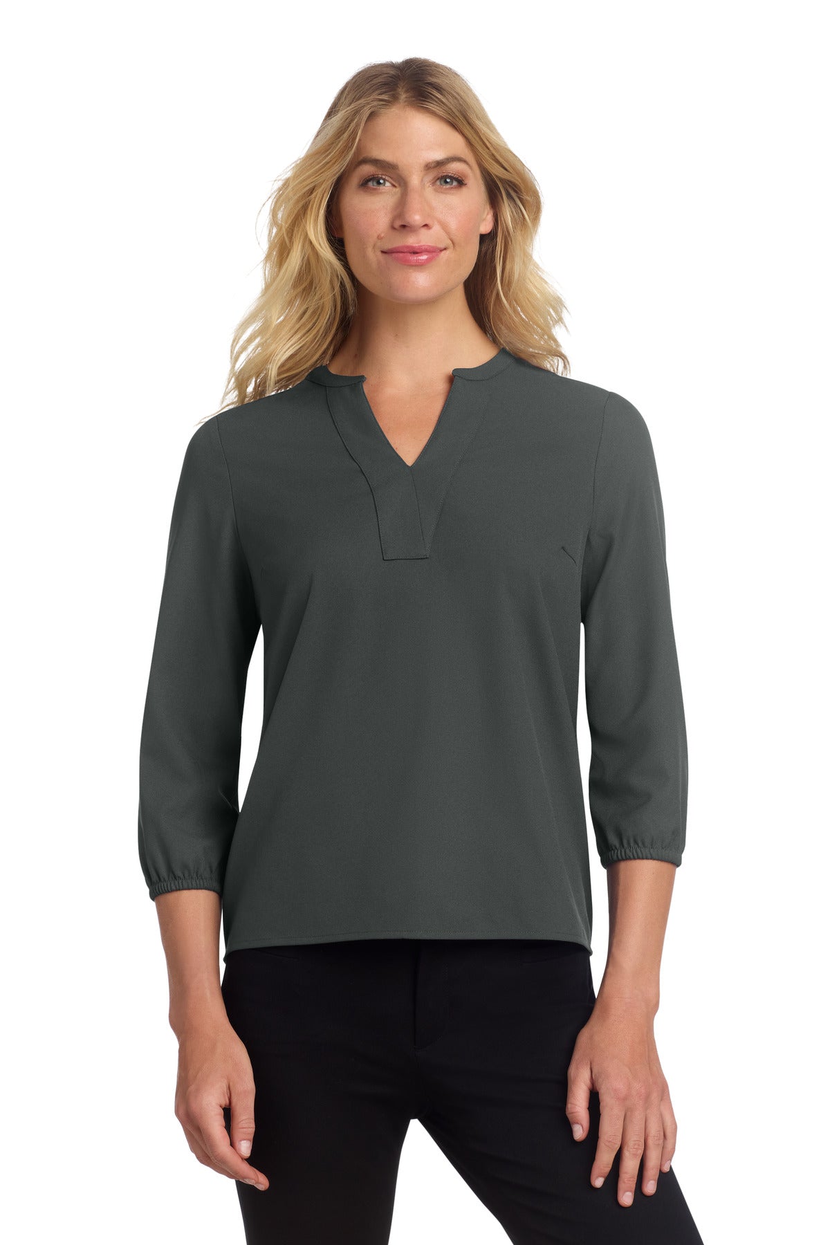 Mercer+Mettle ® Women's Stretch Crepe 3/4-Sleeve Blouse MM2011