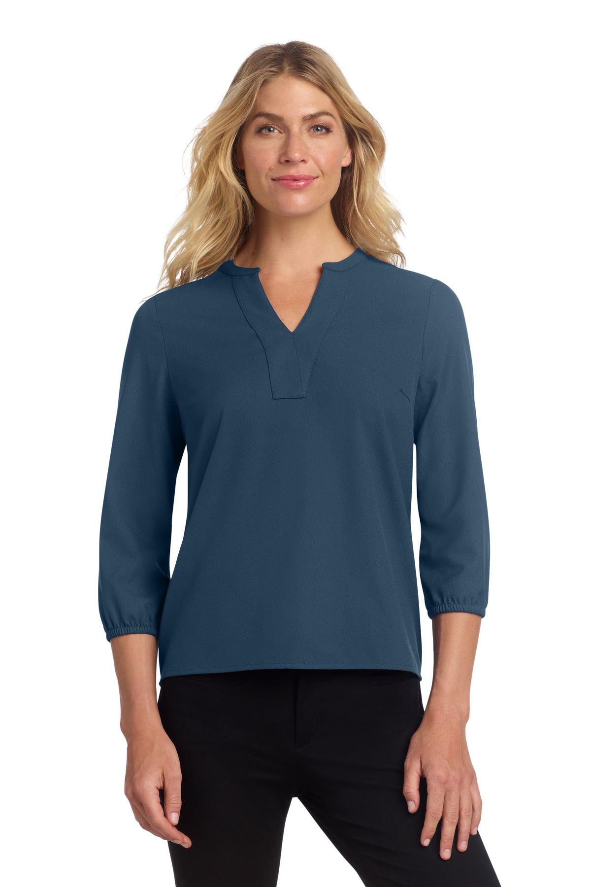 Mercer+Mettle ® Women's Stretch Crepe 3/4-Sleeve Blouse MM2011