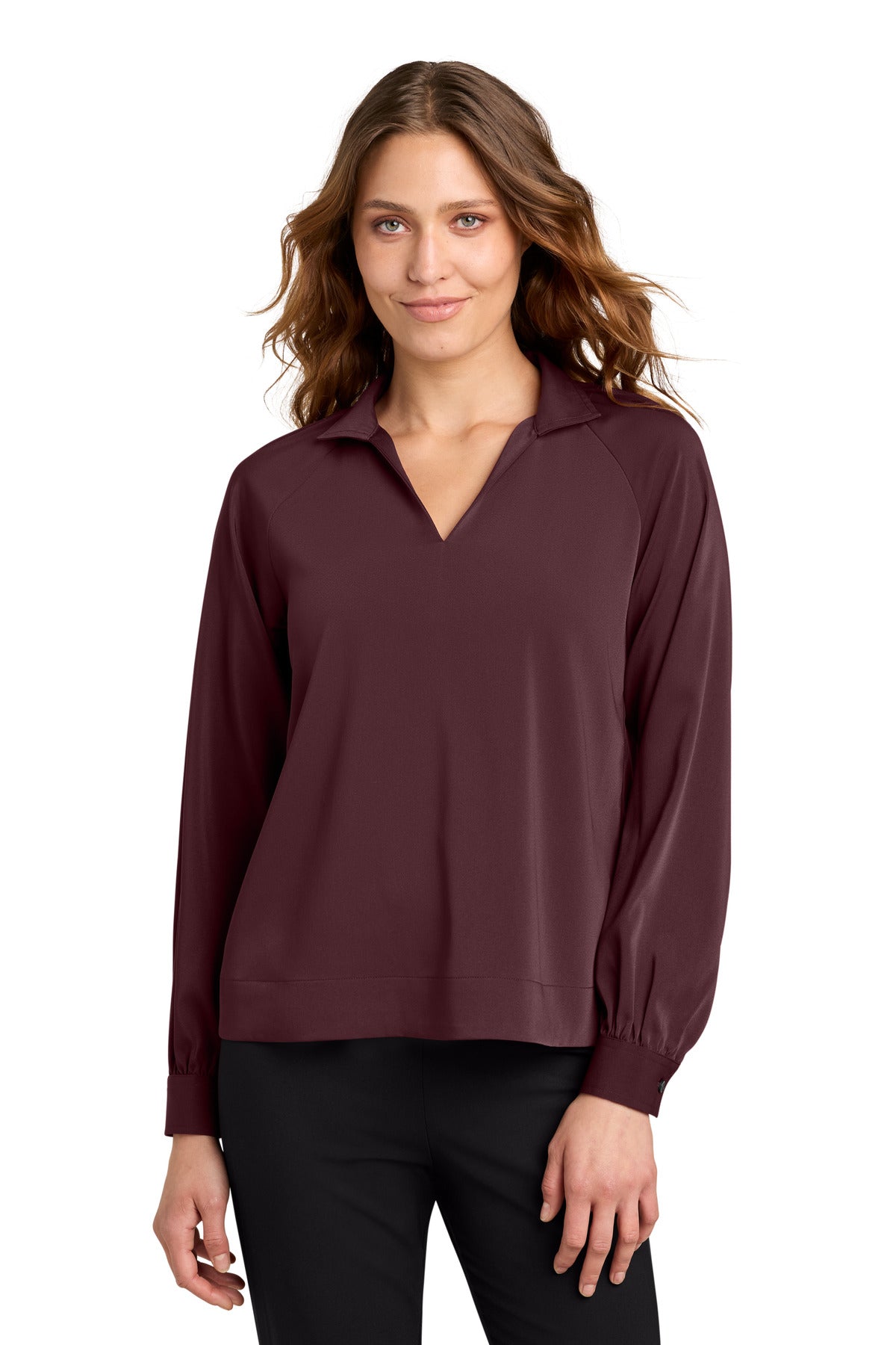Mercer+Mettle ® Women's Long Sleeve Buttery Soft Popover Blouse MM2019
