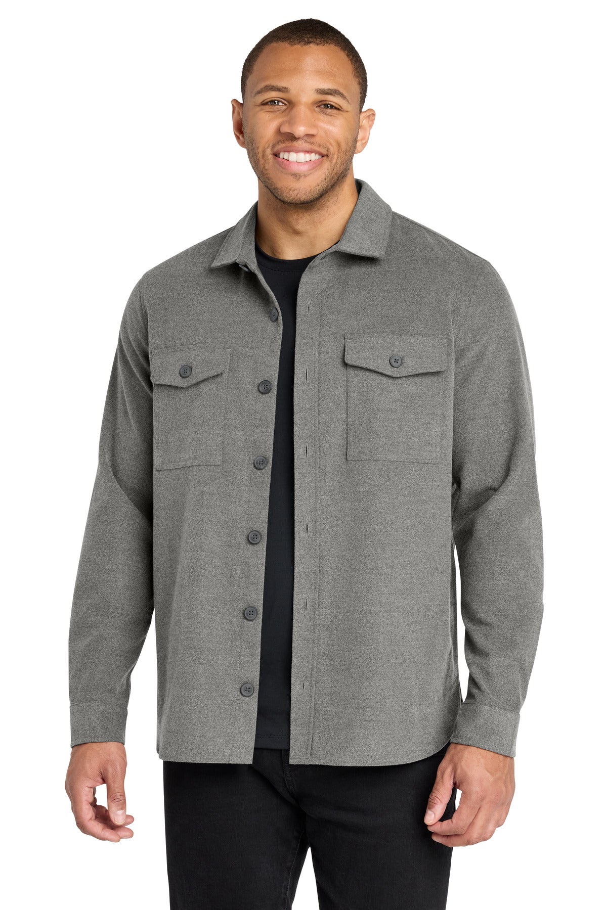 Mercer+Mettle ® Long Sleeve Twill Overshirt MM2020