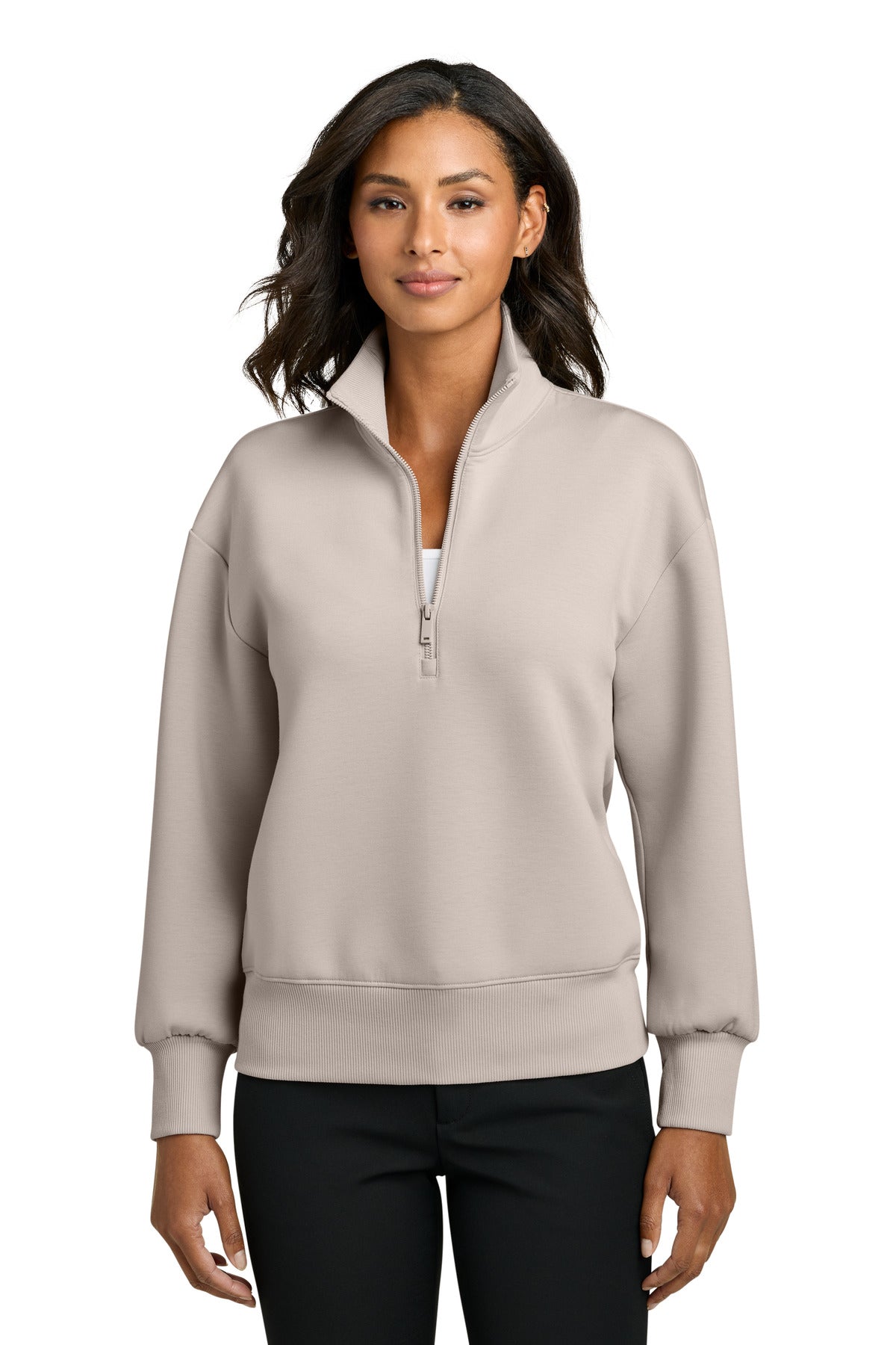 Mercer+Mettle ® Women's Soft Spacer 1/4-Zip MM3101