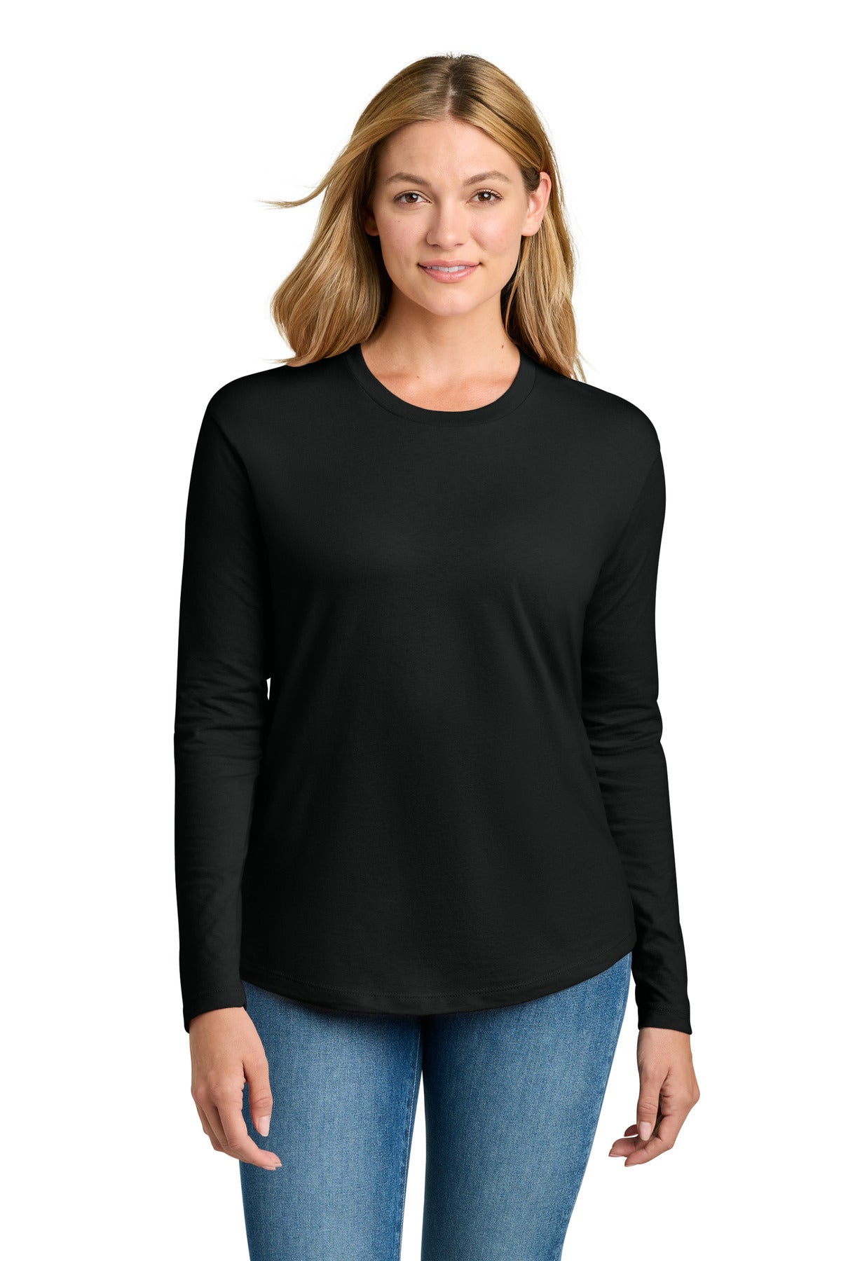 Next Level Apparel ® Women's Cotton Relaxed Long Sleeve Tee NL3911