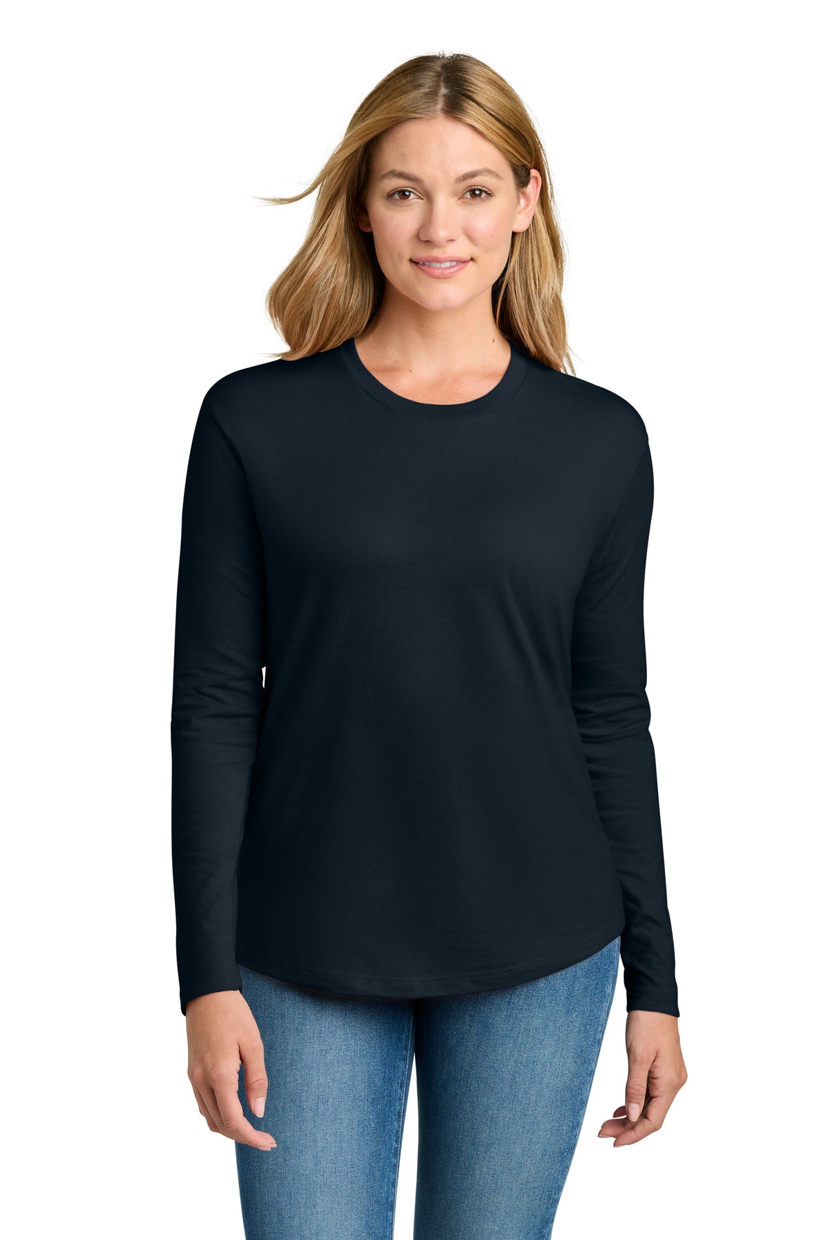 Next Level Apparel ® Women's Cotton Relaxed Long Sleeve Tee NL3911