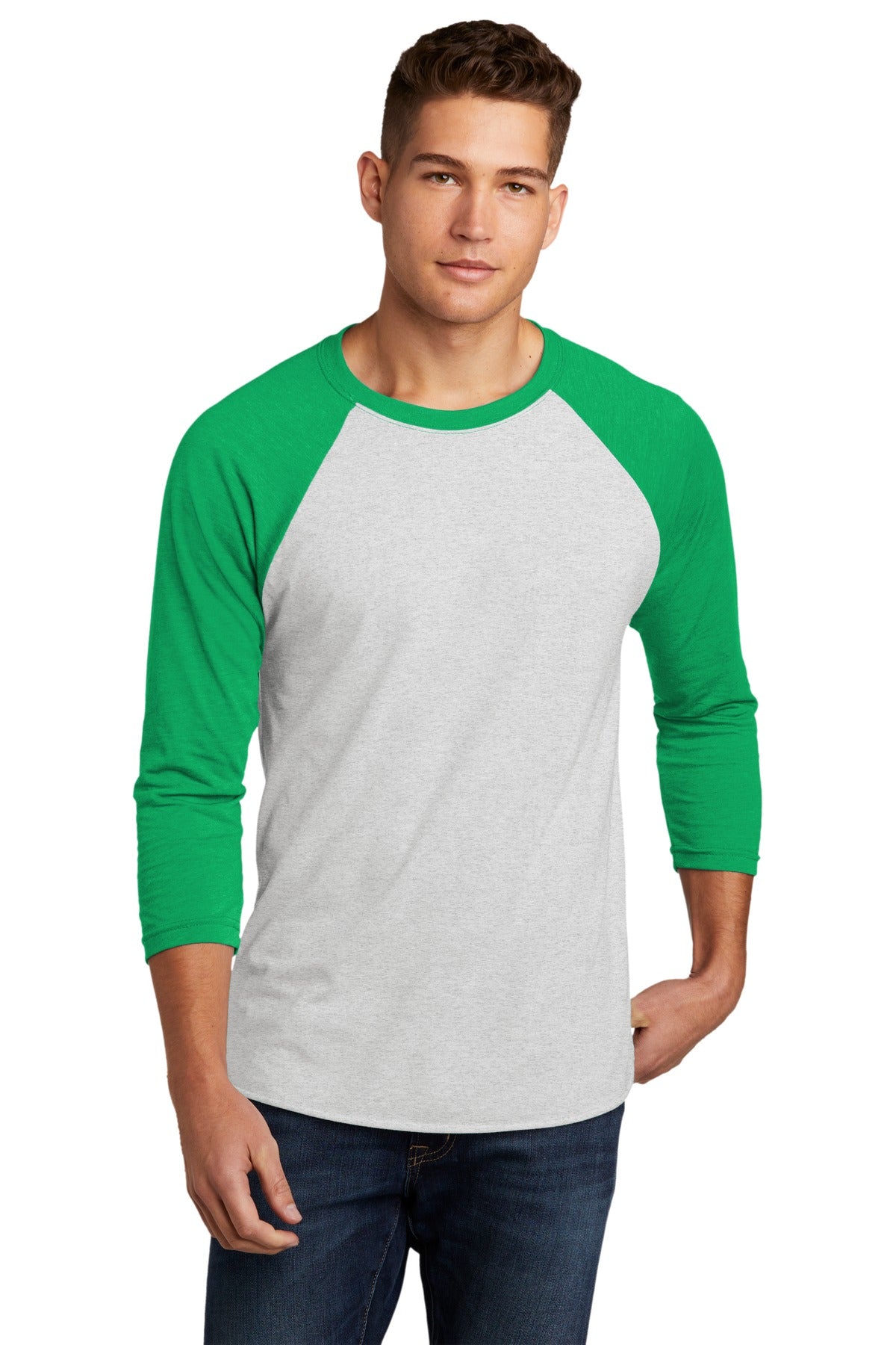 Next Level Apparel ® Adult Tri-Blend 3/4-Sleeve Raglan Tee. NL6051