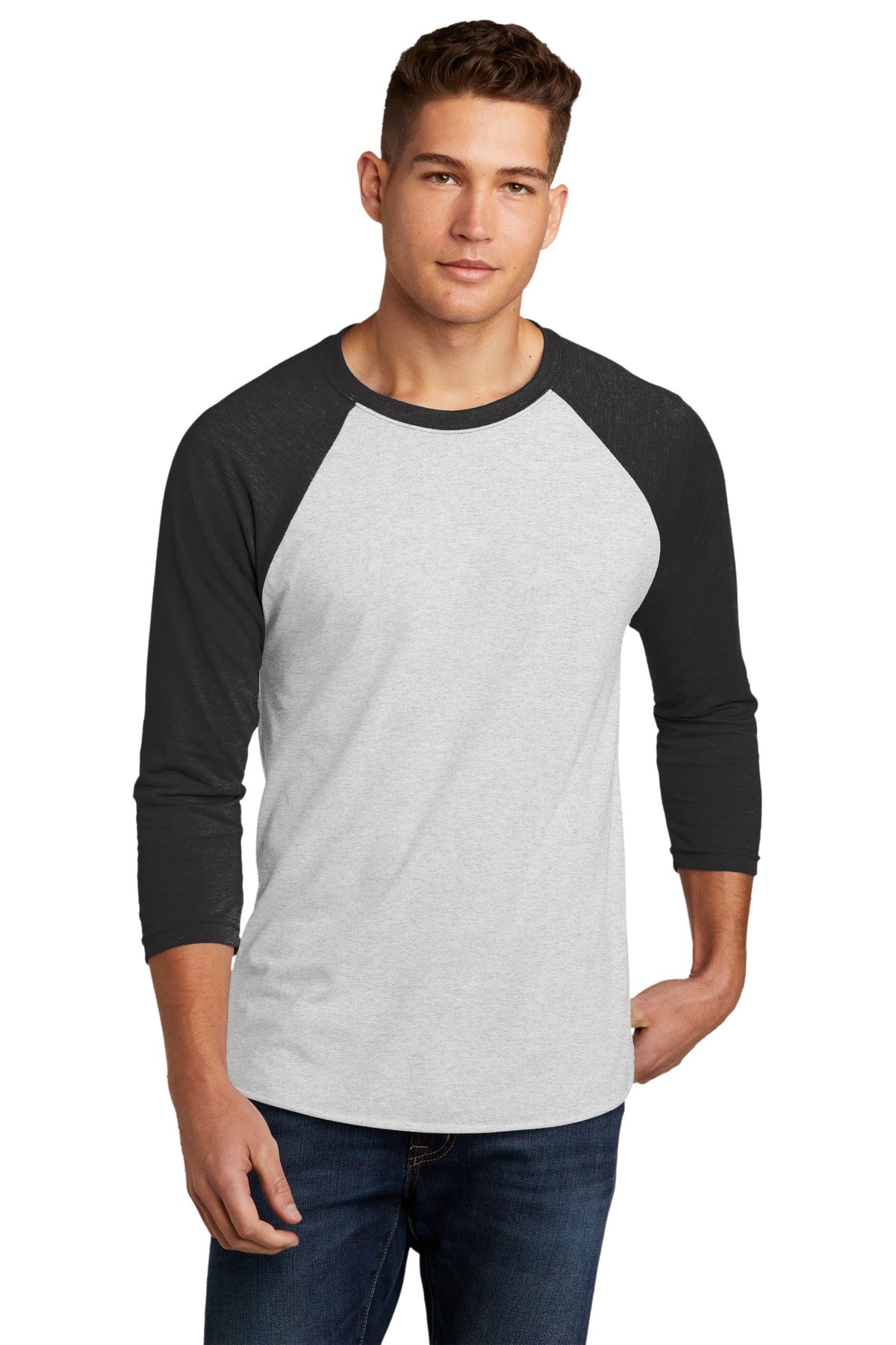 Next Level Apparel ® Adult Tri-Blend 3/4-Sleeve Raglan Tee. NL6051