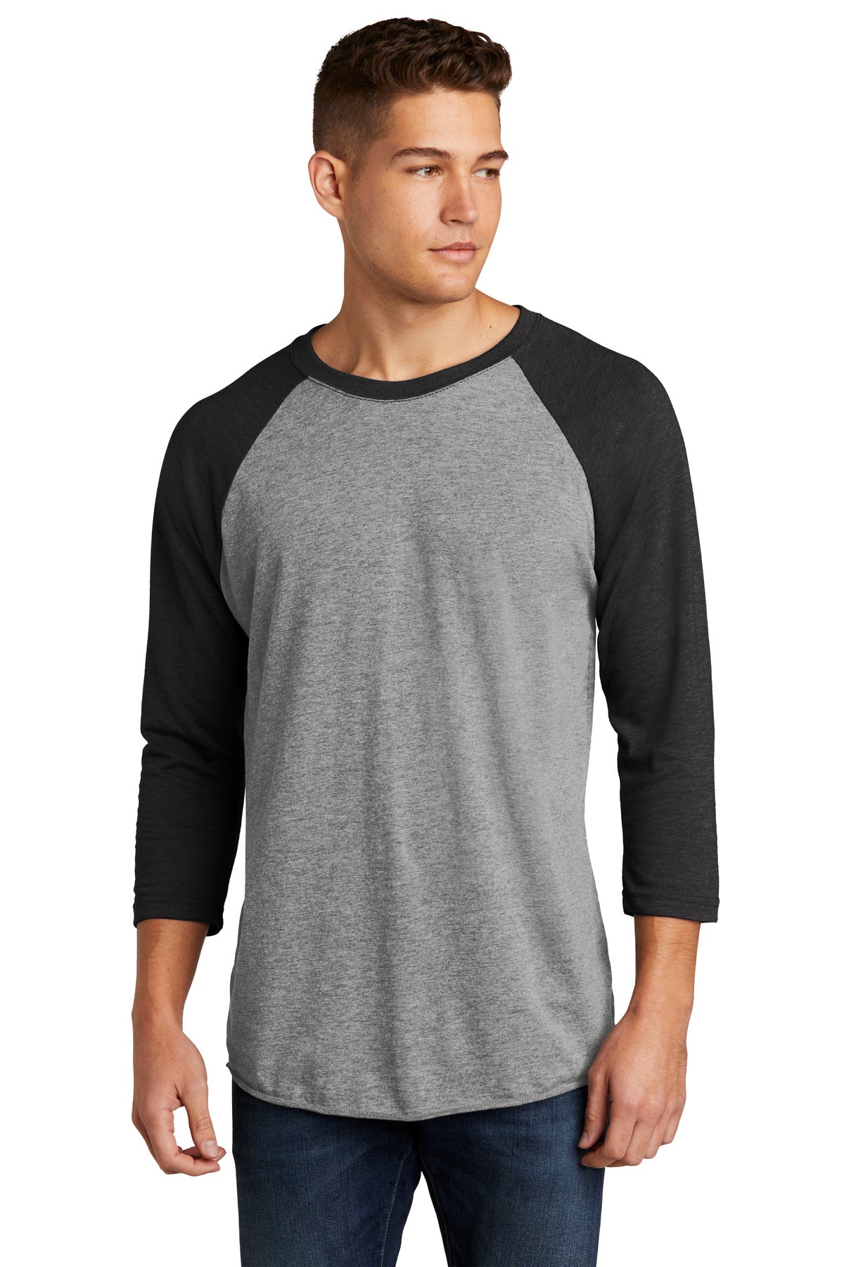 Next Level Apparel ® Adult Tri-Blend 3/4-Sleeve Raglan Tee. NL6051