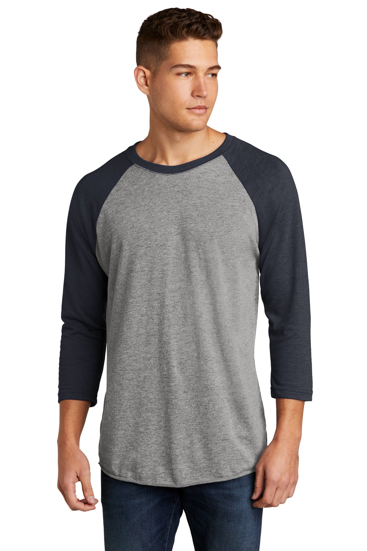 Next Level Apparel ® Adult Tri-Blend 3/4-Sleeve Raglan Tee. NL6051