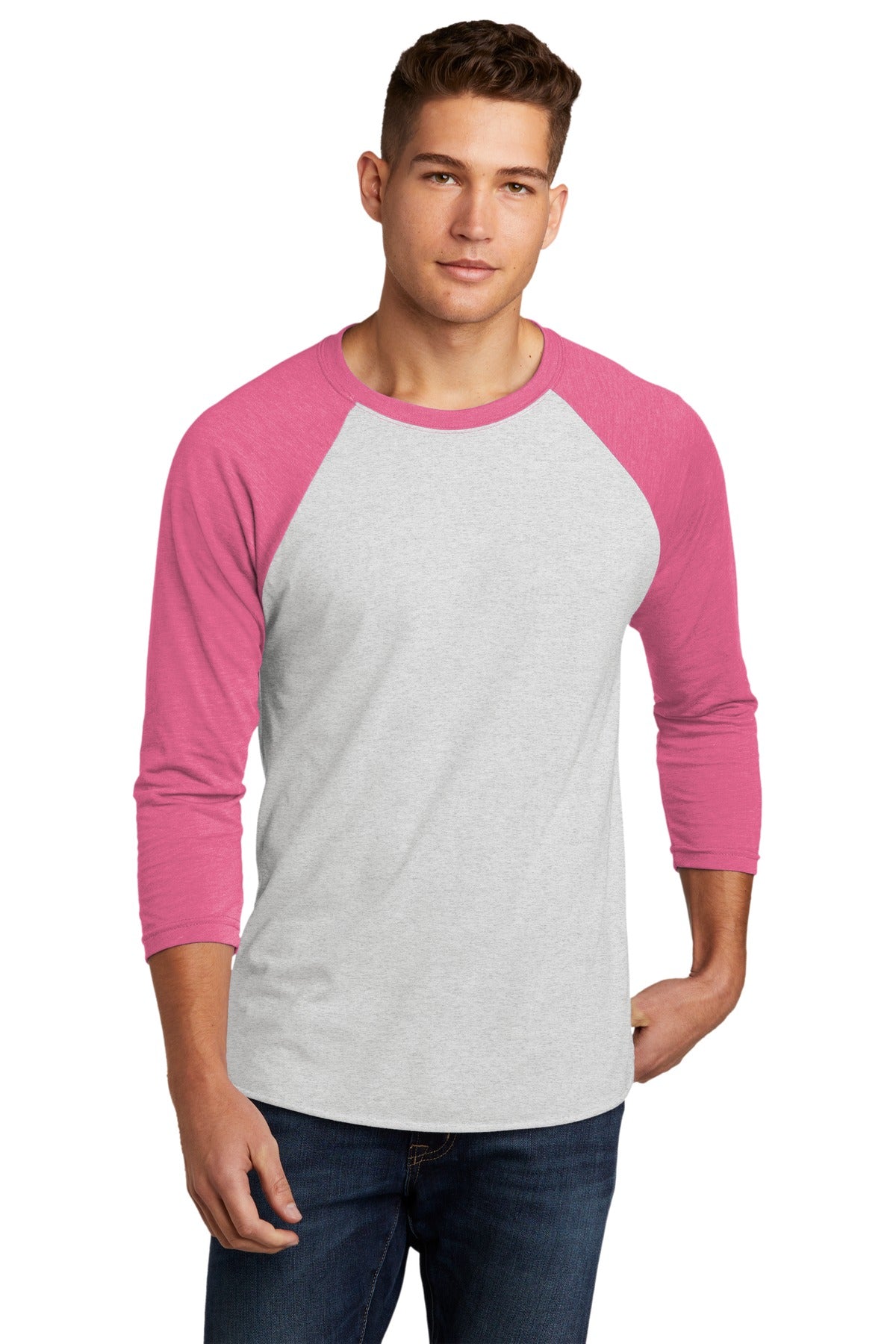 Next Level Apparel ® Adult Tri-Blend 3/4-Sleeve Raglan Tee. NL6051
