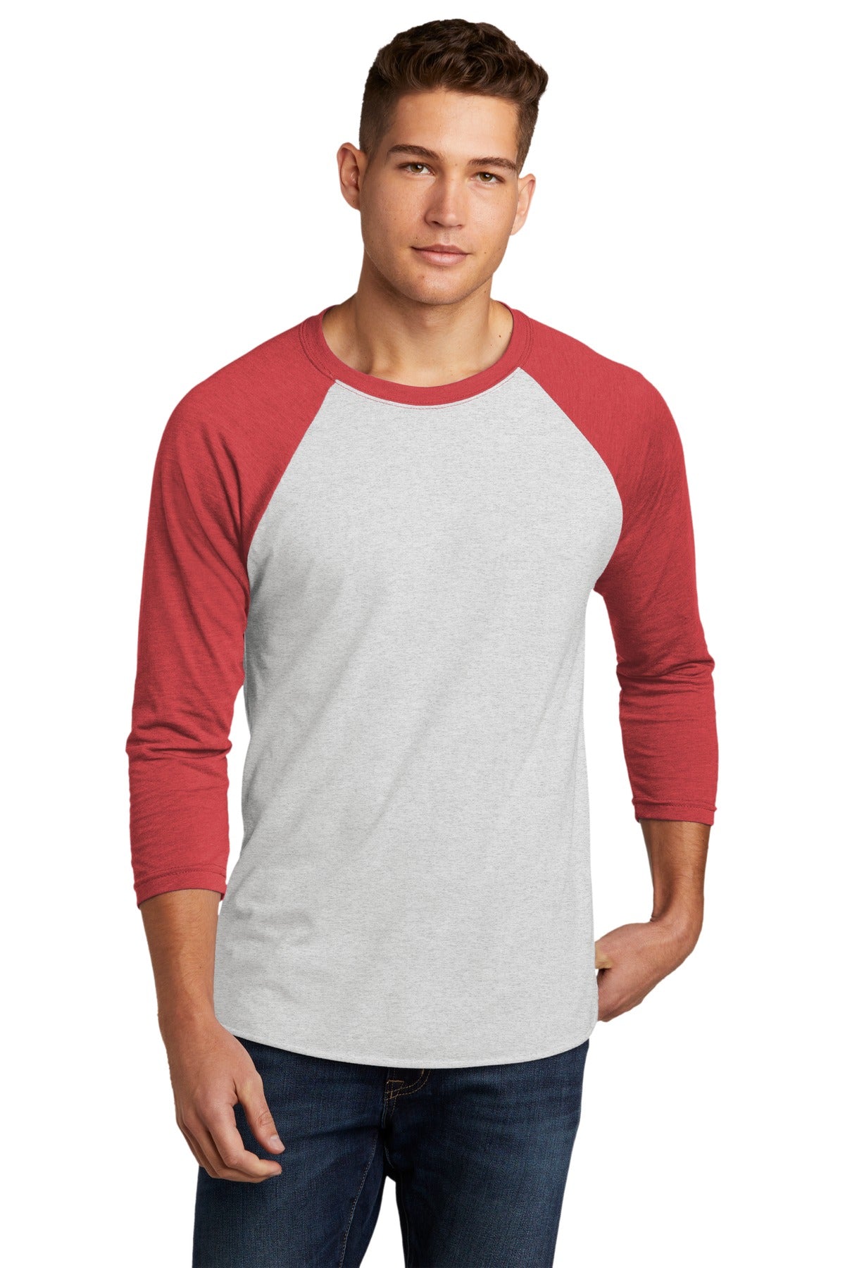Next Level Apparel ® Adult Tri-Blend 3/4-Sleeve Raglan Tee. NL6051
