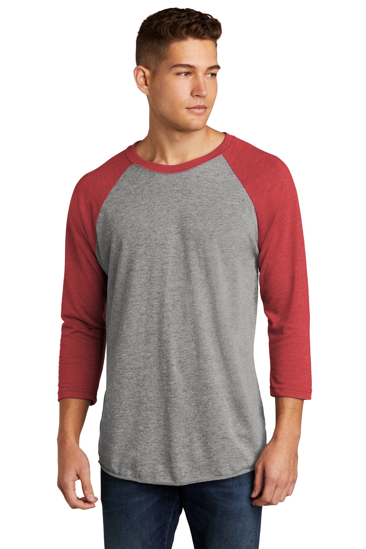 Next Level Apparel ® Adult Tri-Blend 3/4-Sleeve Raglan Tee. NL6051