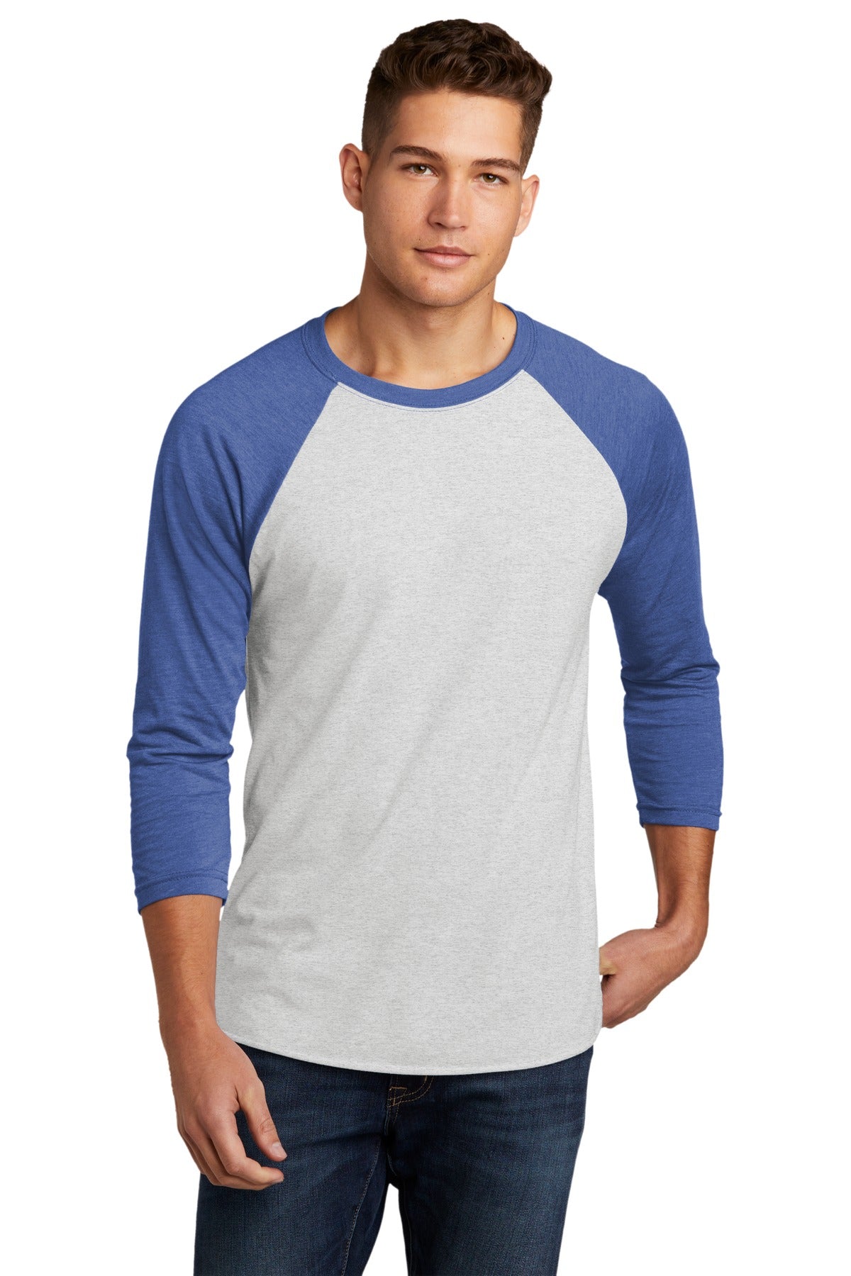 Next Level Apparel ® Adult Tri-Blend 3/4-Sleeve Raglan Tee. NL6051