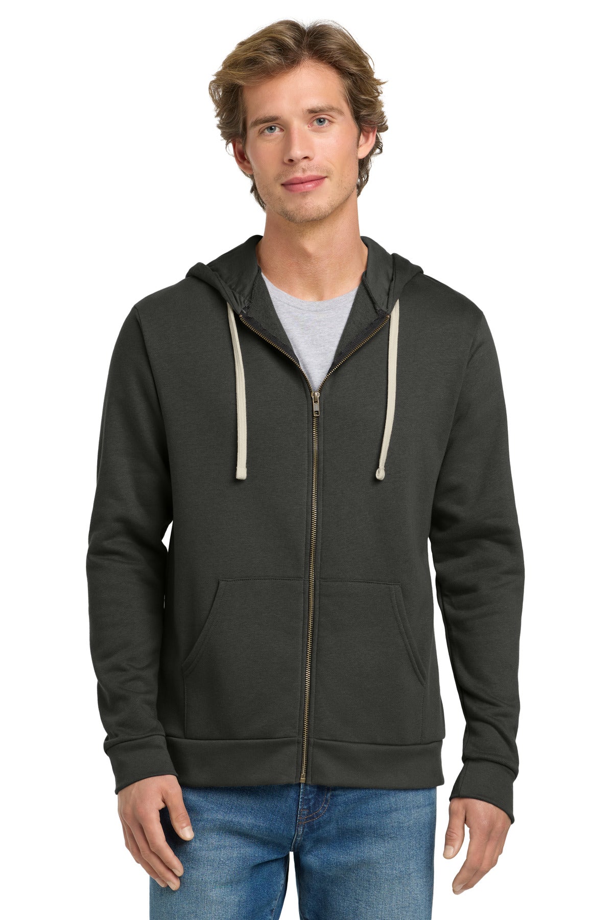 Next Level Apparel ® Adult Santa Barbara Zip Hoodie. NL9602