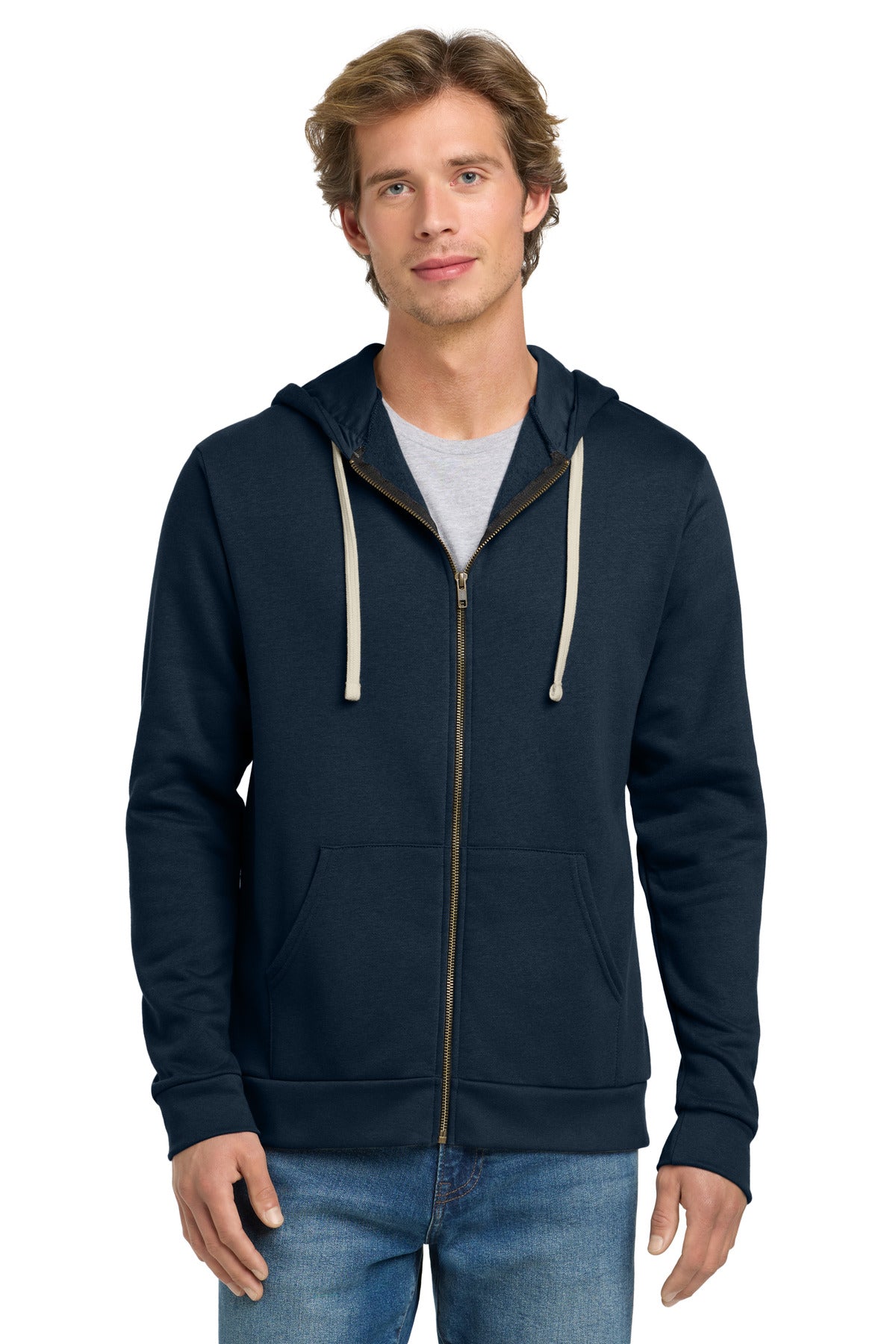 Next Level Apparel ® Adult Santa Barbara Zip Hoodie. NL9602