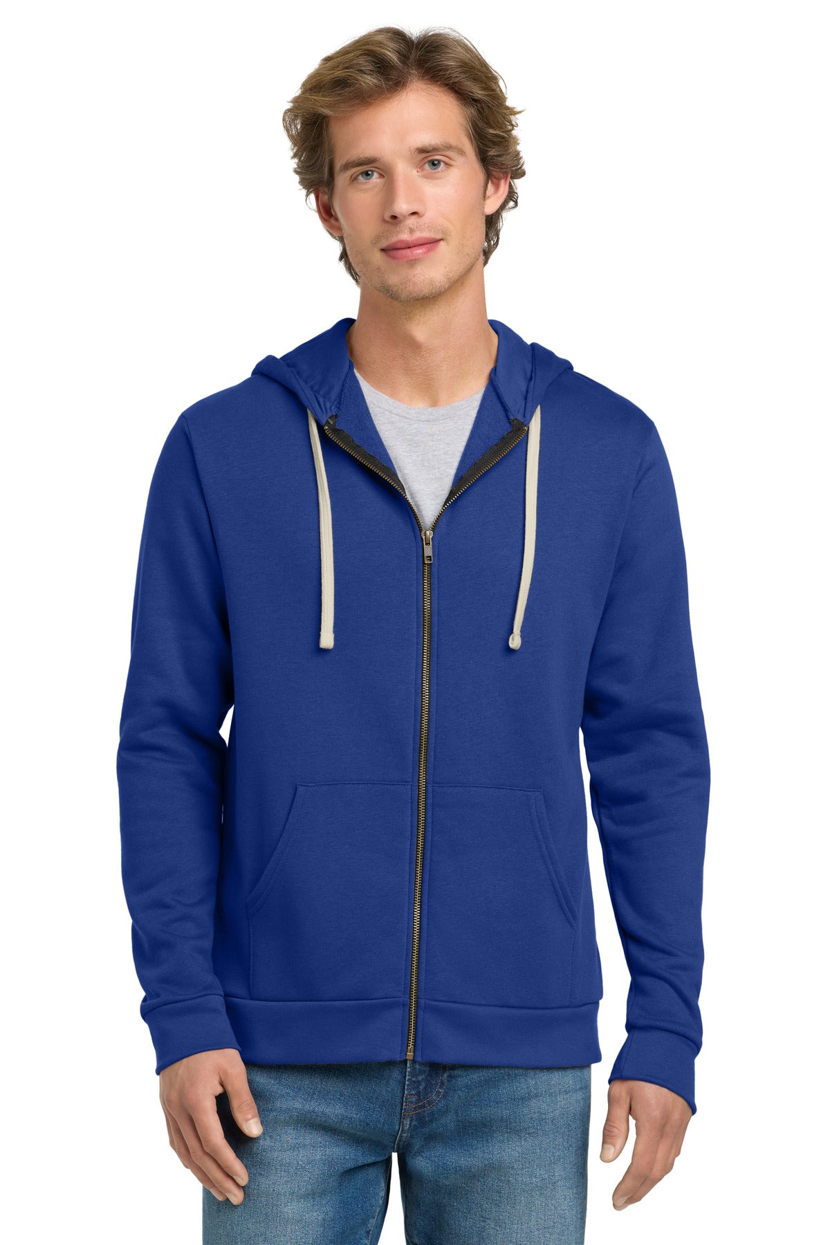 Next Level Apparel ® Adult Santa Barbara Zip Hoodie. NL9602