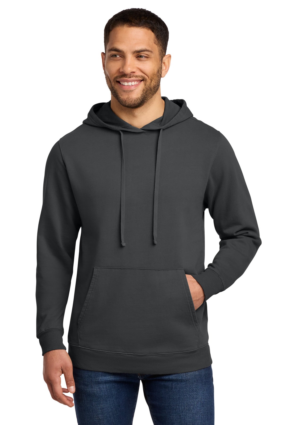 Port & Co ® Beach Wash ® Garment-Dyed Pullover Hooded Sweatshirt. PC098H