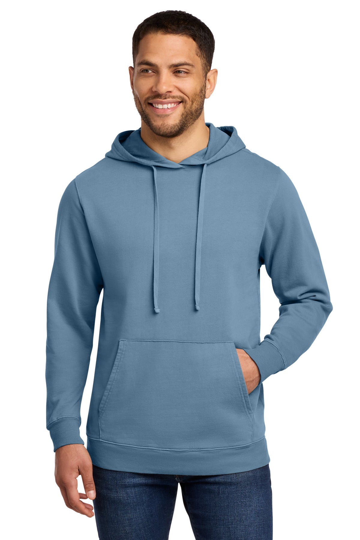Port & Co ® Beach Wash ® Garment-Dyed Pullover Hooded Sweatshirt. PC098H