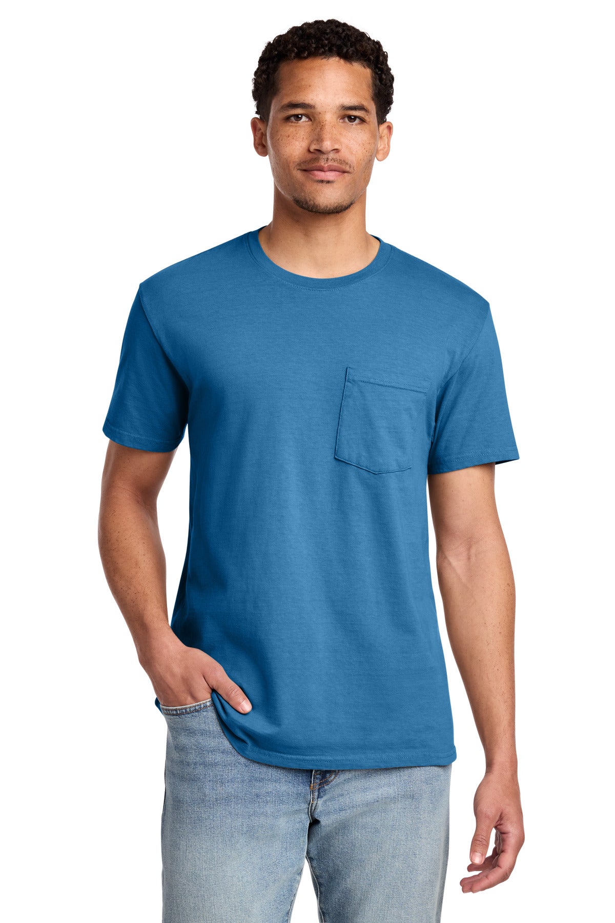 Port & Co ® Beach Wash ® Garment-Dyed Pocket Tee. PC099P