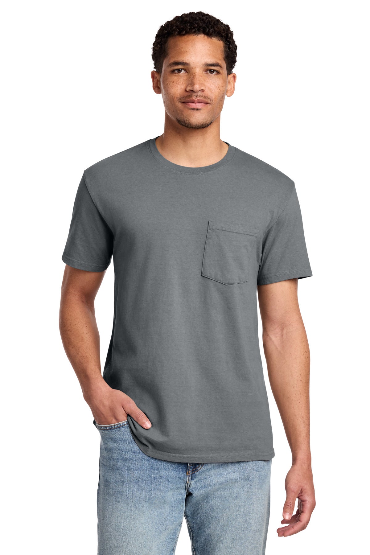 Port & Co ™ Beach Wash ® Garment-Dyed Pocket Tee. PC099P