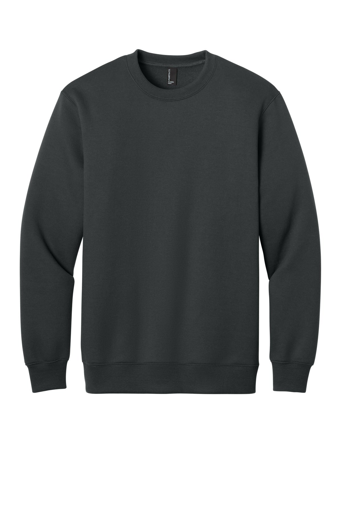Port & Co ™ Foundation Fleece Pullover Crewneck Sweatshirt PC107