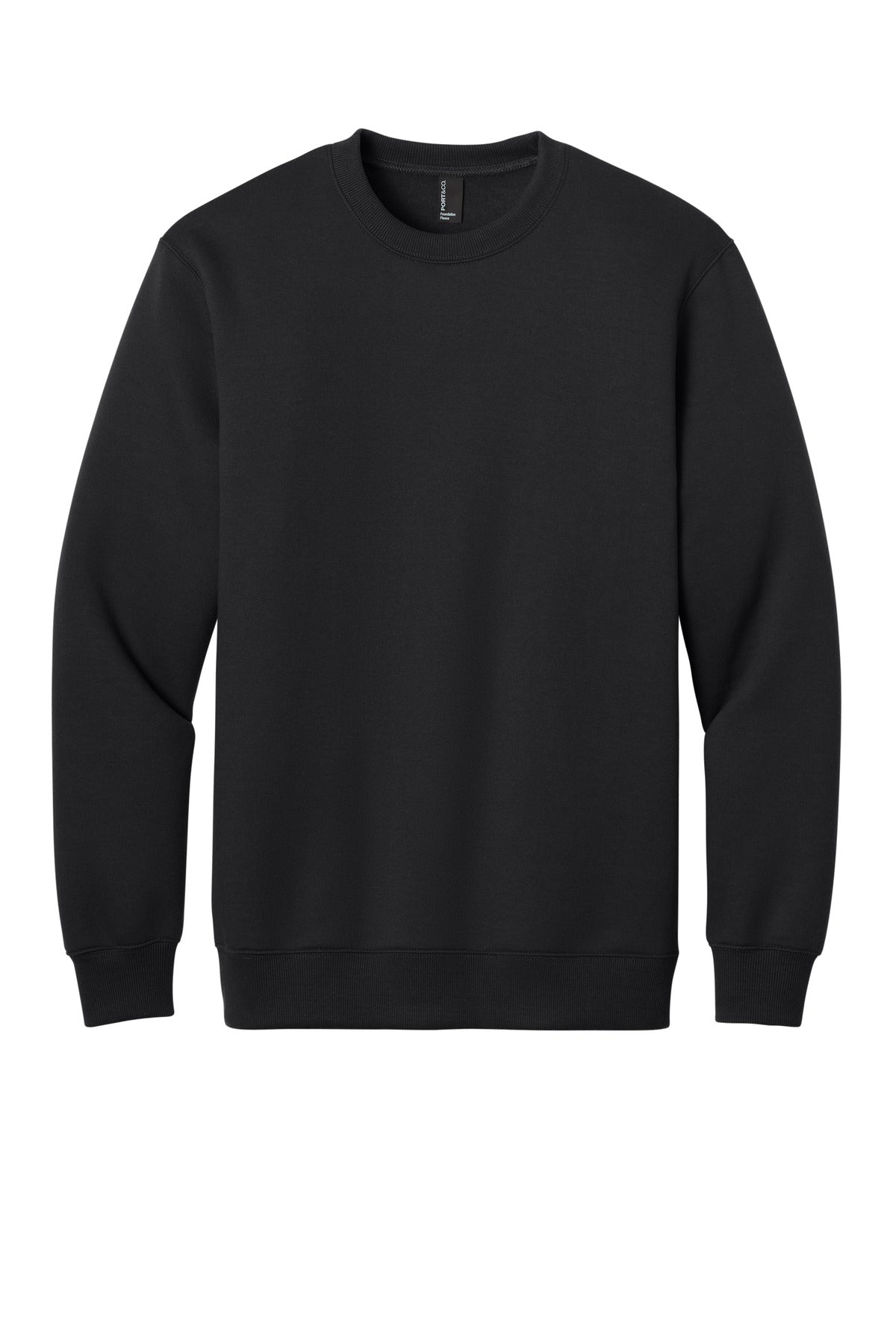 Port & Co ™ Foundation Fleece Pullover Crewneck Sweatshirt PC107