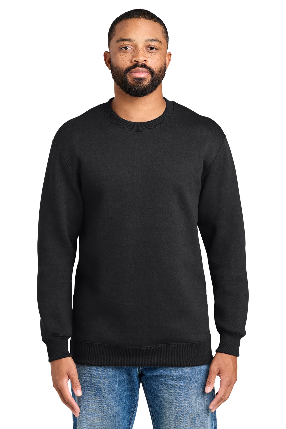 Port & Co ® Foundation Fleece Pullover Crewneck Sweatshirt PC107