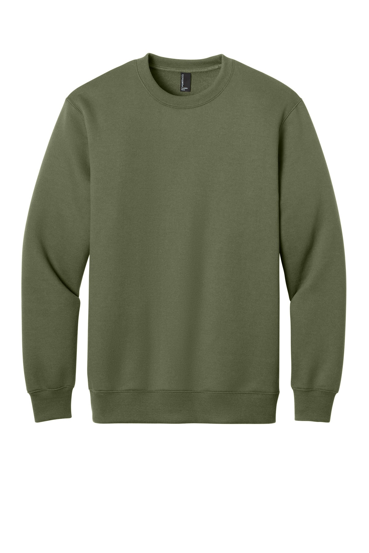 Port & Co ™ Foundation Fleece Pullover Crewneck Sweatshirt PC107