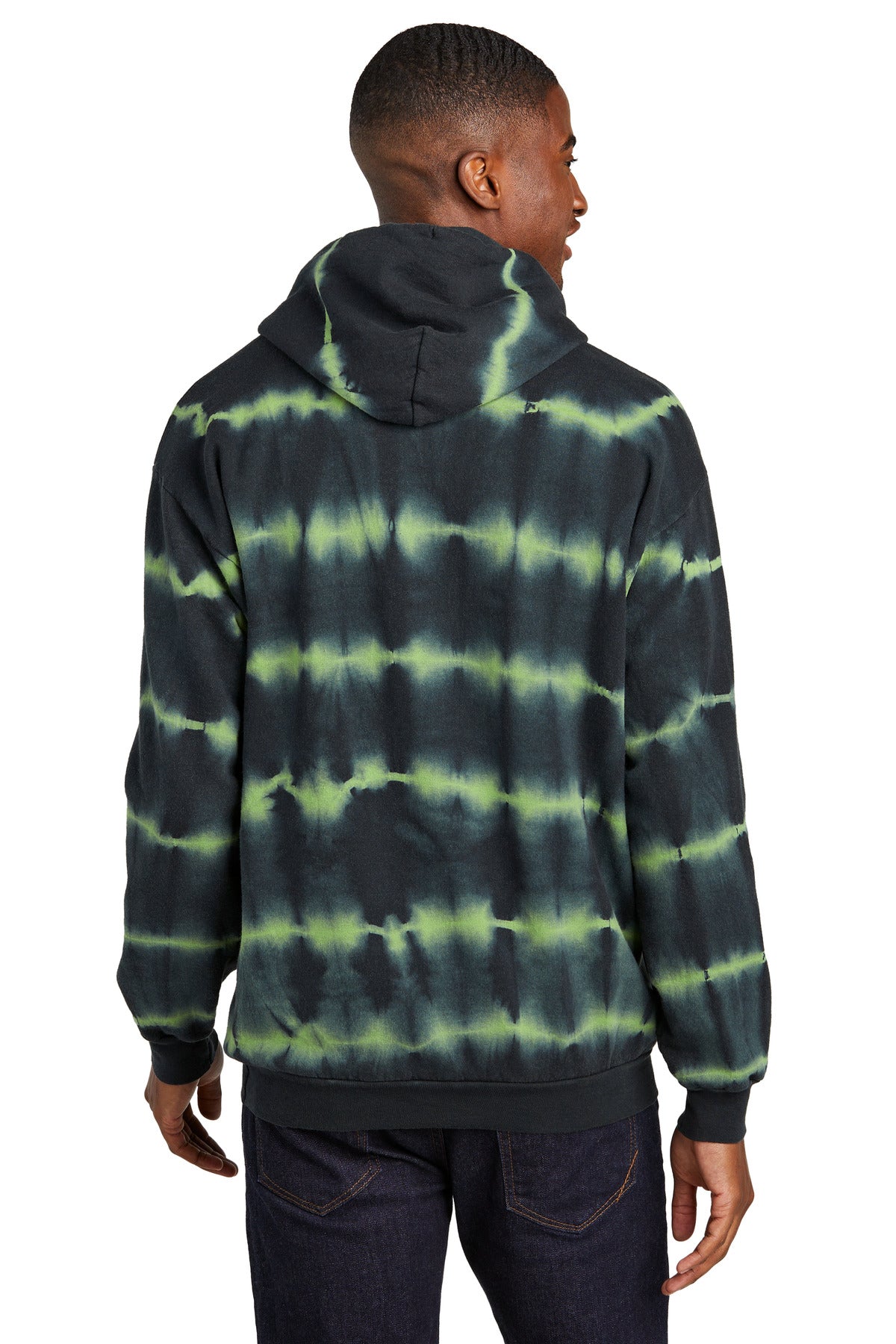 Port & Co ™ Allover Stripe Tie-Dye Fleece PC143
