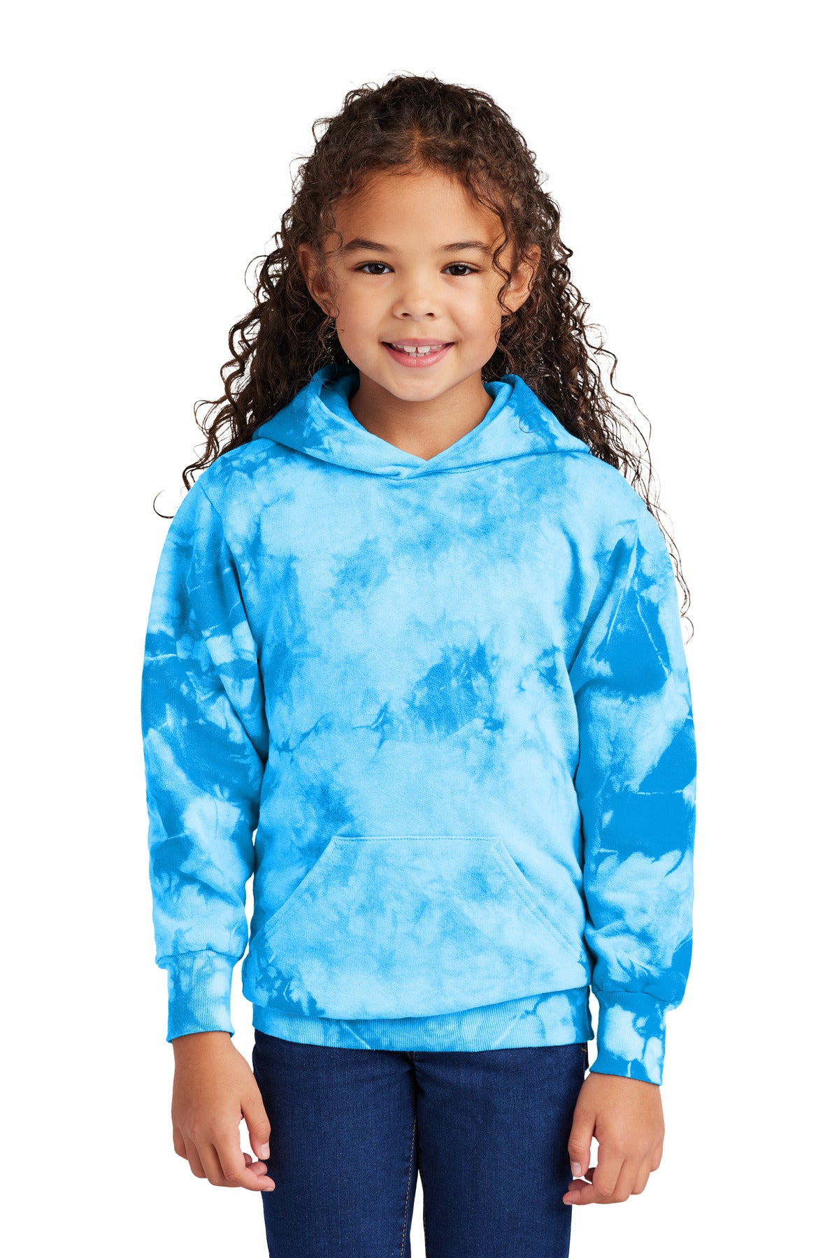 Port & Co ™ Youth Crystal Tie-Dye Pullover Hoodie PC144Y