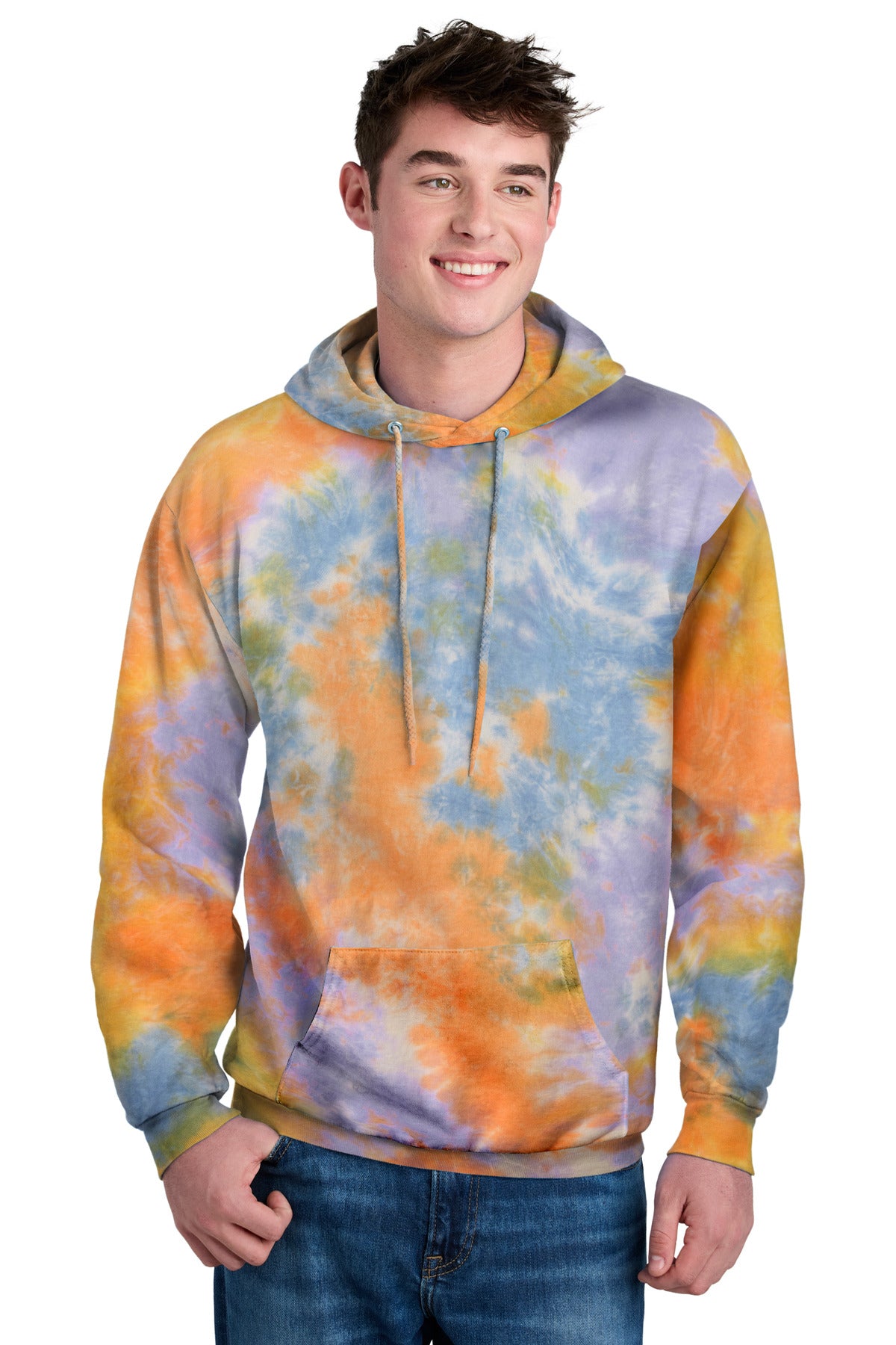 Port & Co ™ Crystal Tie-Dye Pullover Hoodie PC144