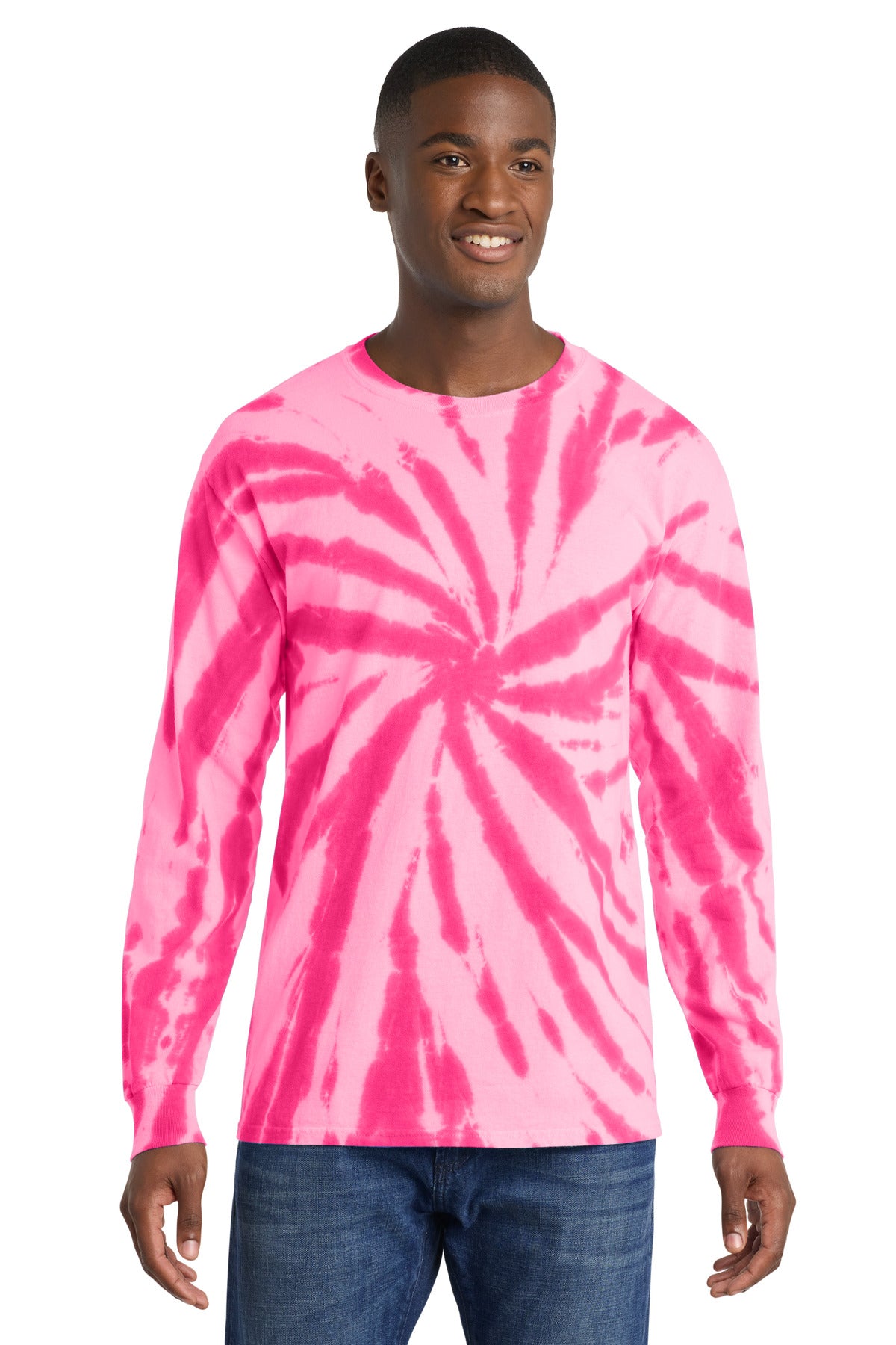 Port & Co ™ Tie-Dye Long Sleeve Tee. PC147LS