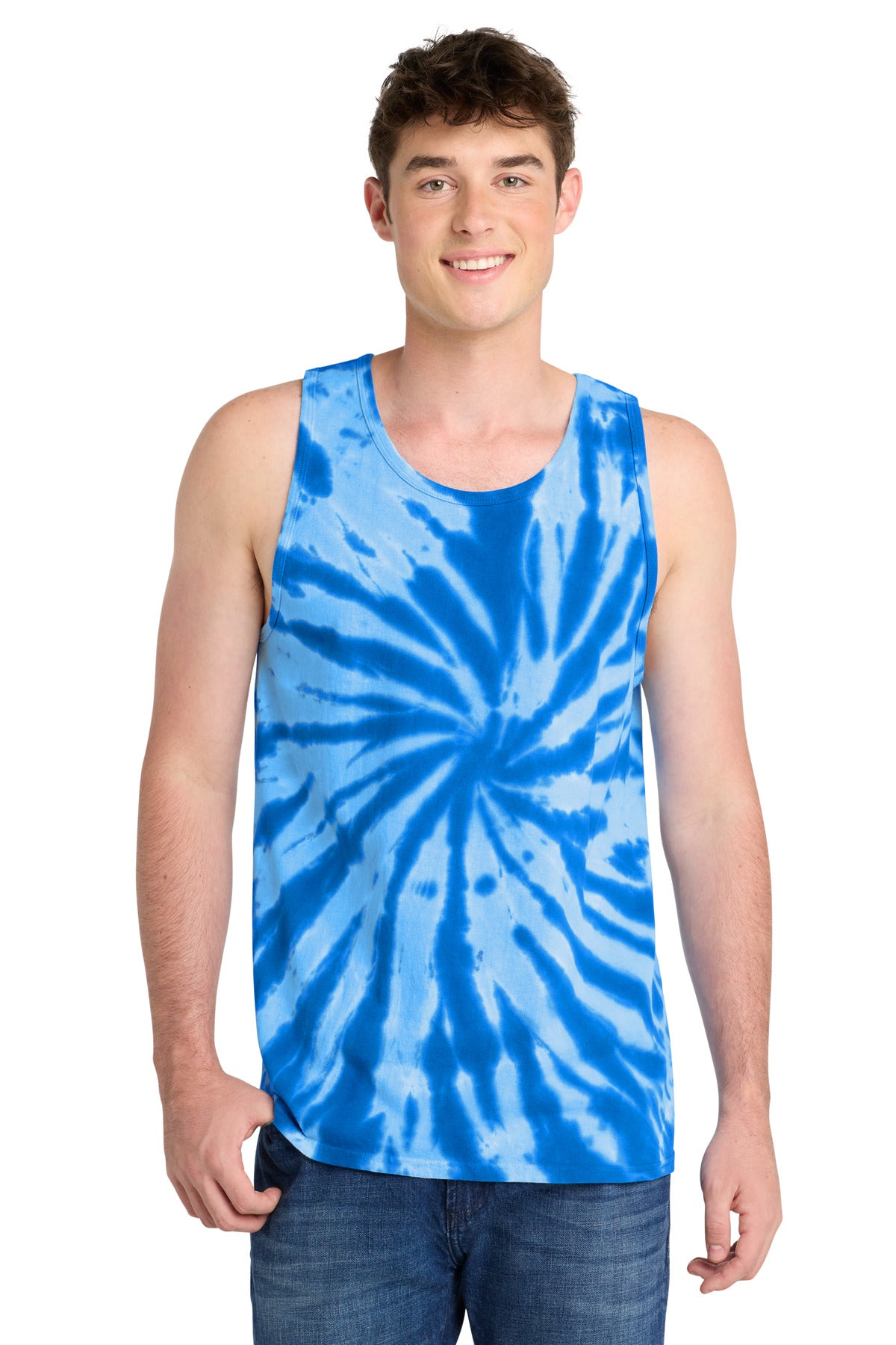 Port & Co ® Tie-Dye Tank Top. PC147TT