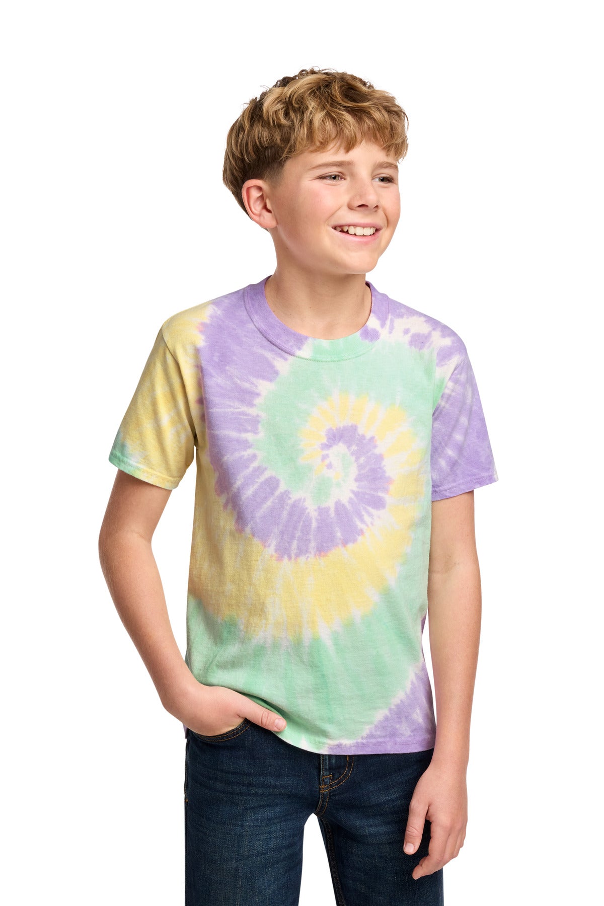 Port & Co ® Youth Tie-Dye Tee. PC147Y