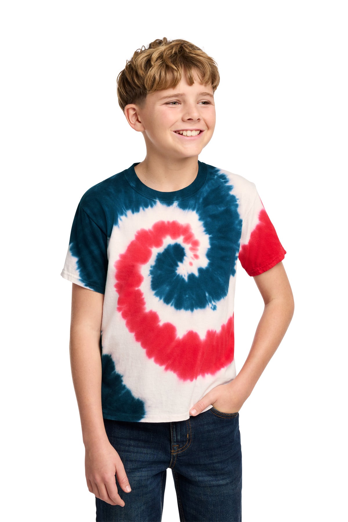 Port & Co ® Youth Tie-Dye Tee. PC147Y