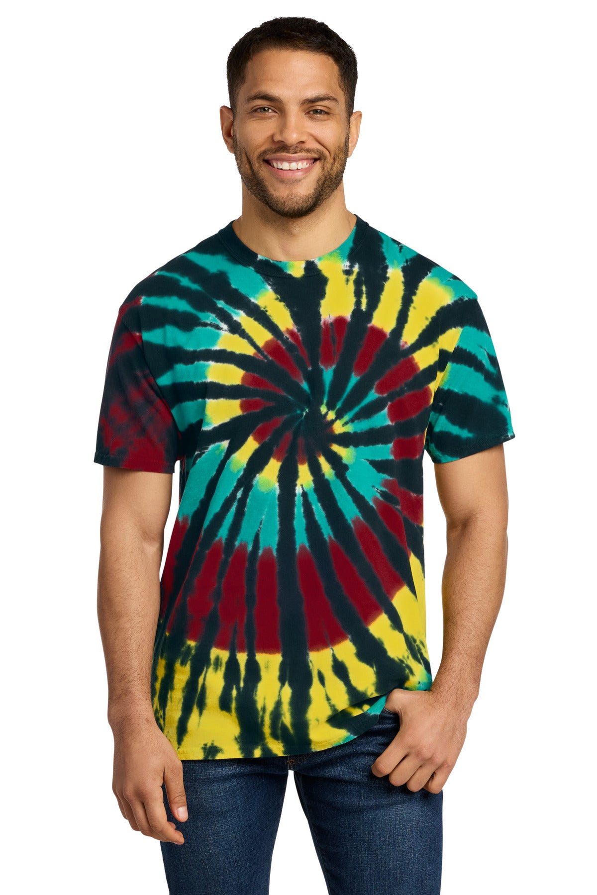 Port & Co ® Tie-Dye Tee. PC147