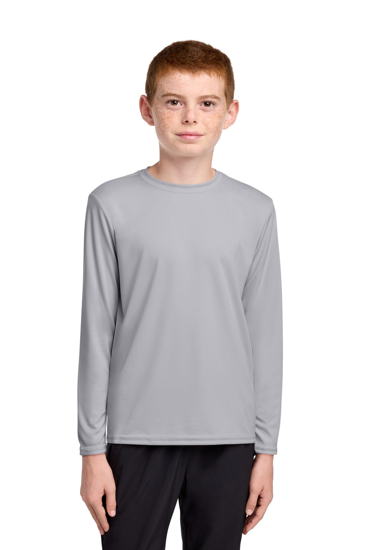 Port & Co ® Youth Long Sleeve Performance Tee PC380YLS