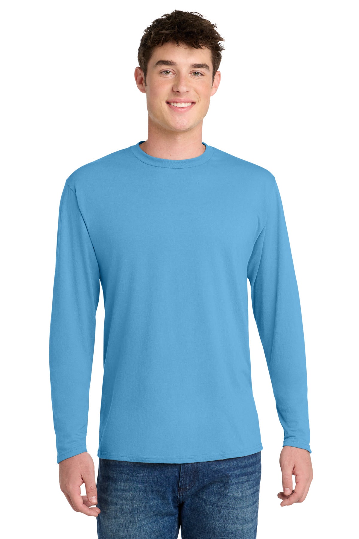 Port & Co ® Long Sleeve Performance Blend Tee. PC381LS