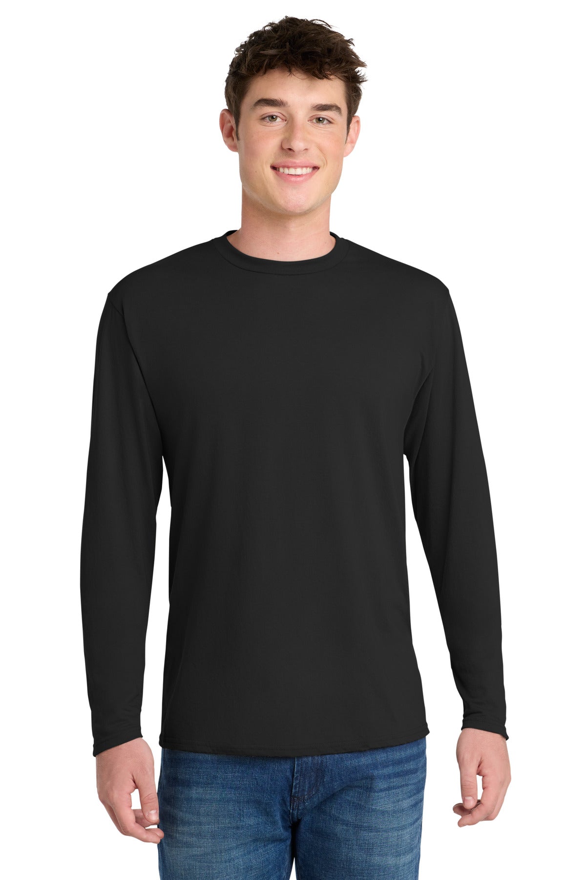 Port & Co ® Long Sleeve Performance Blend Tee. PC381LS
