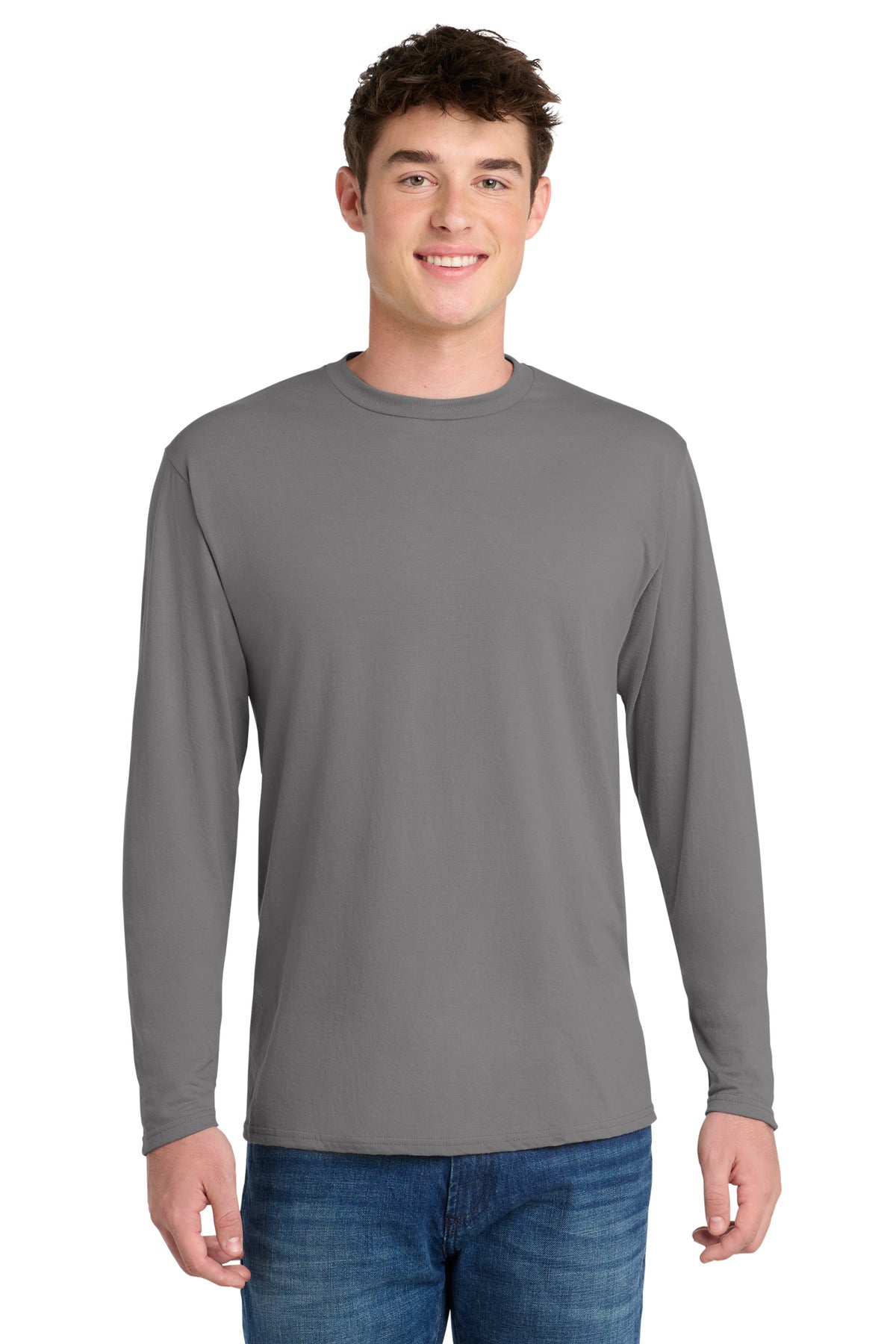 Port & Co ® Long Sleeve Performance Blend Tee. PC381LS