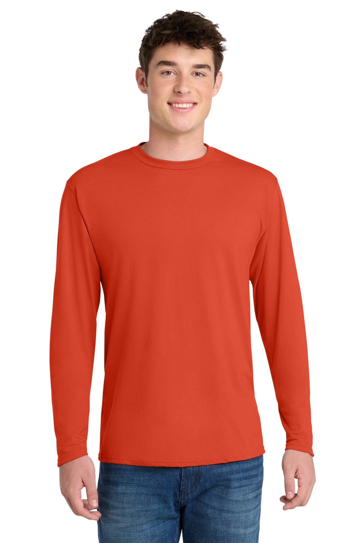 Port & Co ® Long Sleeve Performance Blend Tee. PC381LS