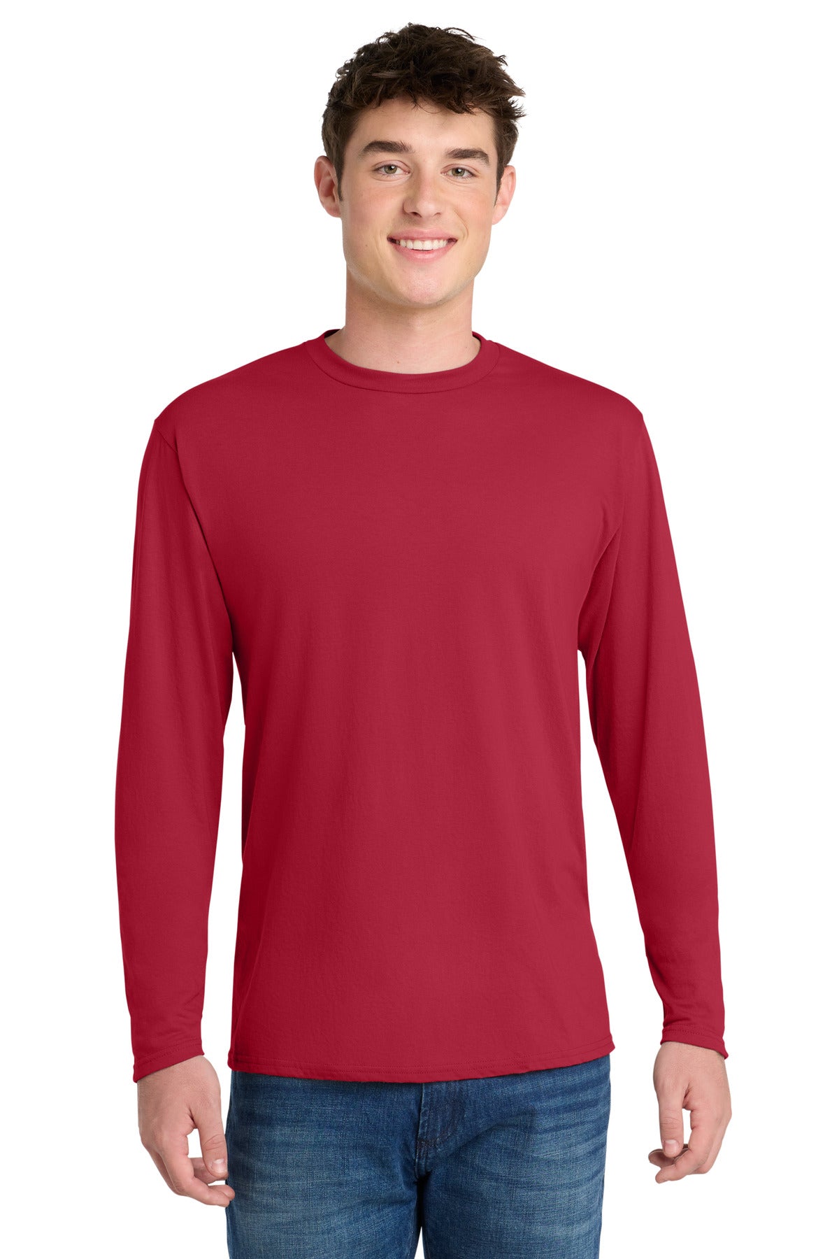 Port & Co ® Long Sleeve Performance Blend Tee. PC381LS