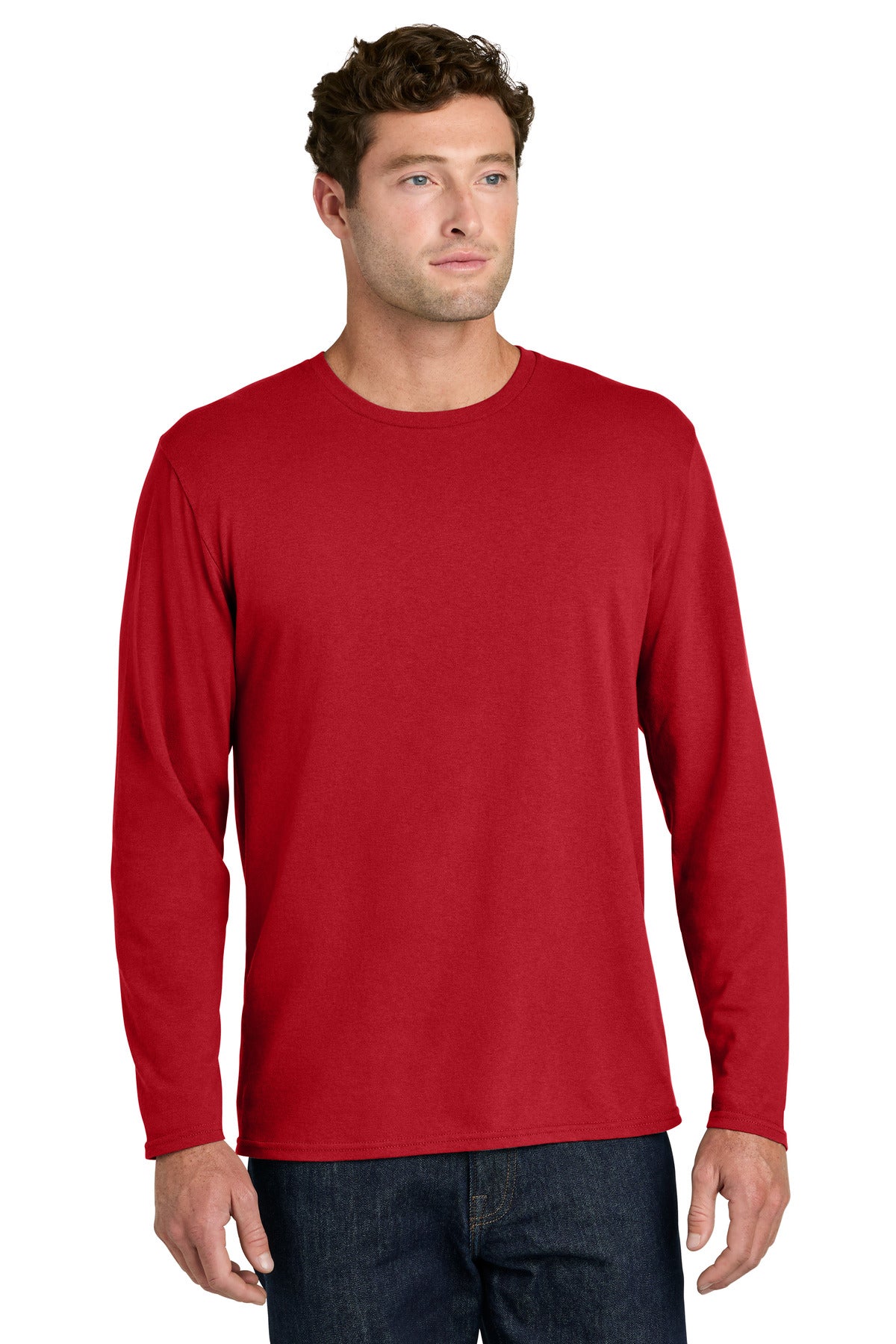 Port & Co ® Easy Cotton Long Sleeve Tee PC43LS