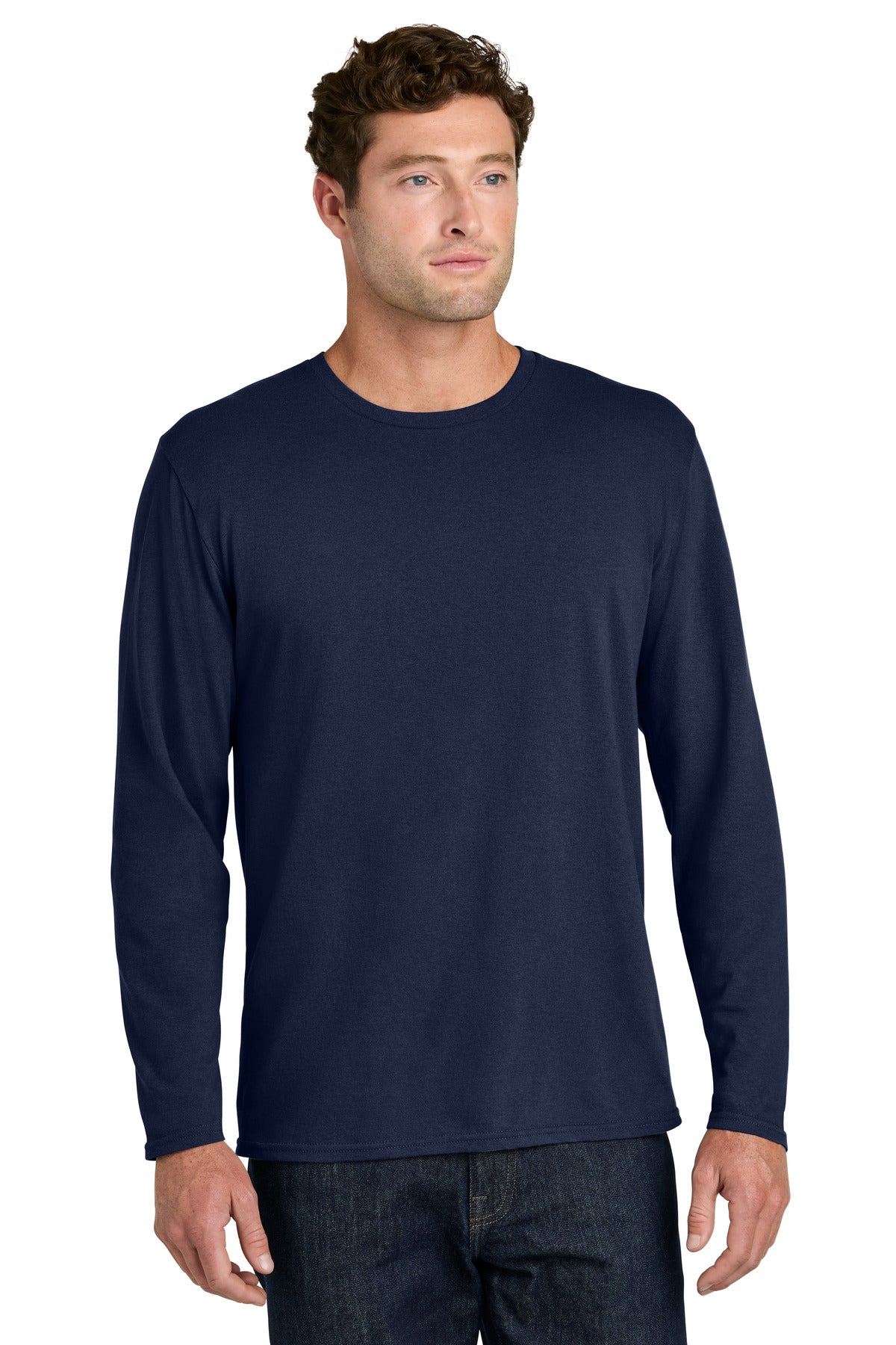 Port & Co ® Easy Cotton Long Sleeve Tee PC43LS