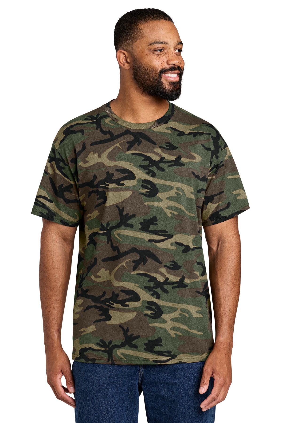 Port & Co ® Core Cotton Camo Tee. PC54C