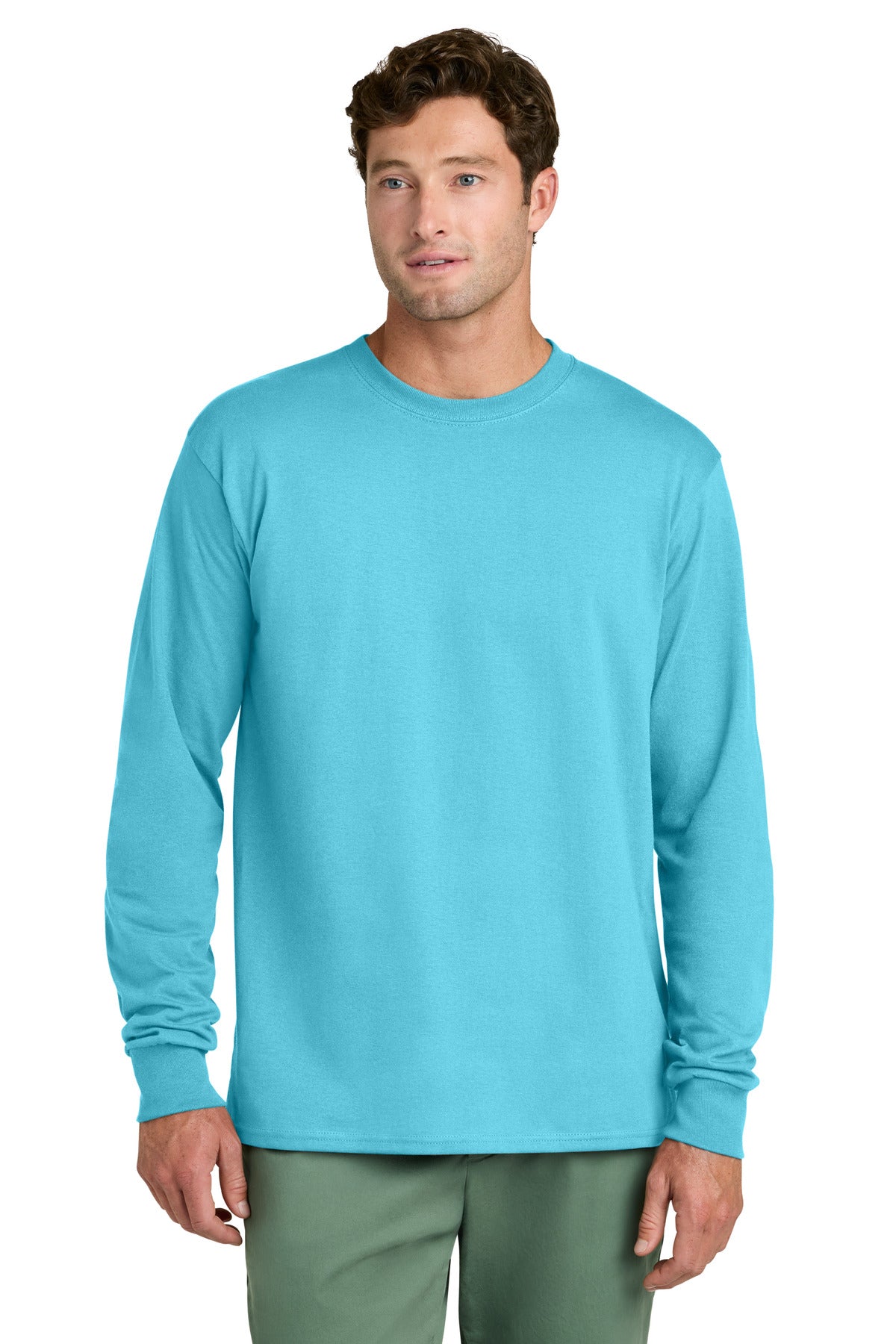 Port & Co ® Long Sleeve Core Cotton Tee. PC54LS