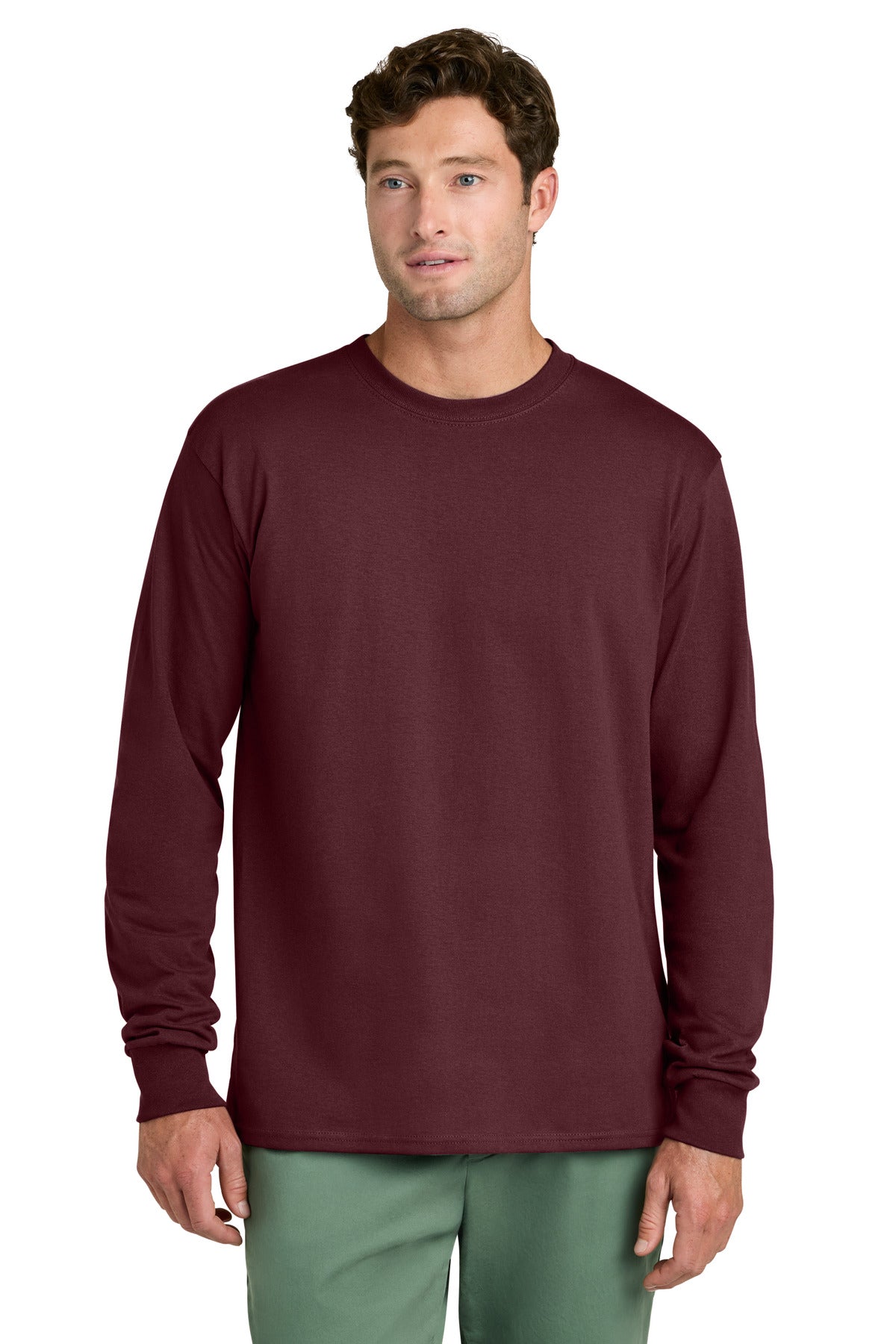 Port & Co ® Long Sleeve Core Cotton Tee. PC54LS